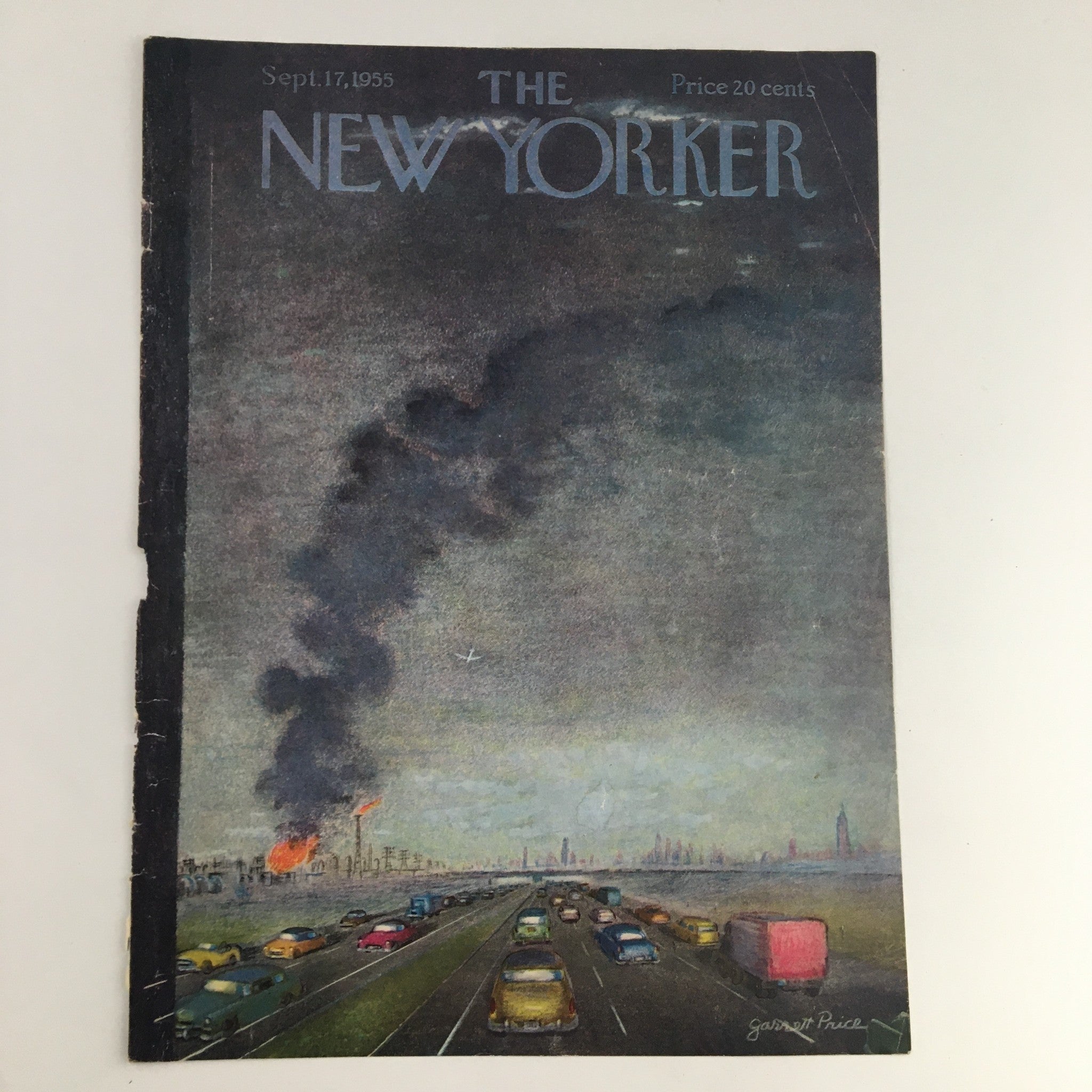 COVER ONLY The New Yorker September 17 1955 Full Cover Theme by Garrett Price