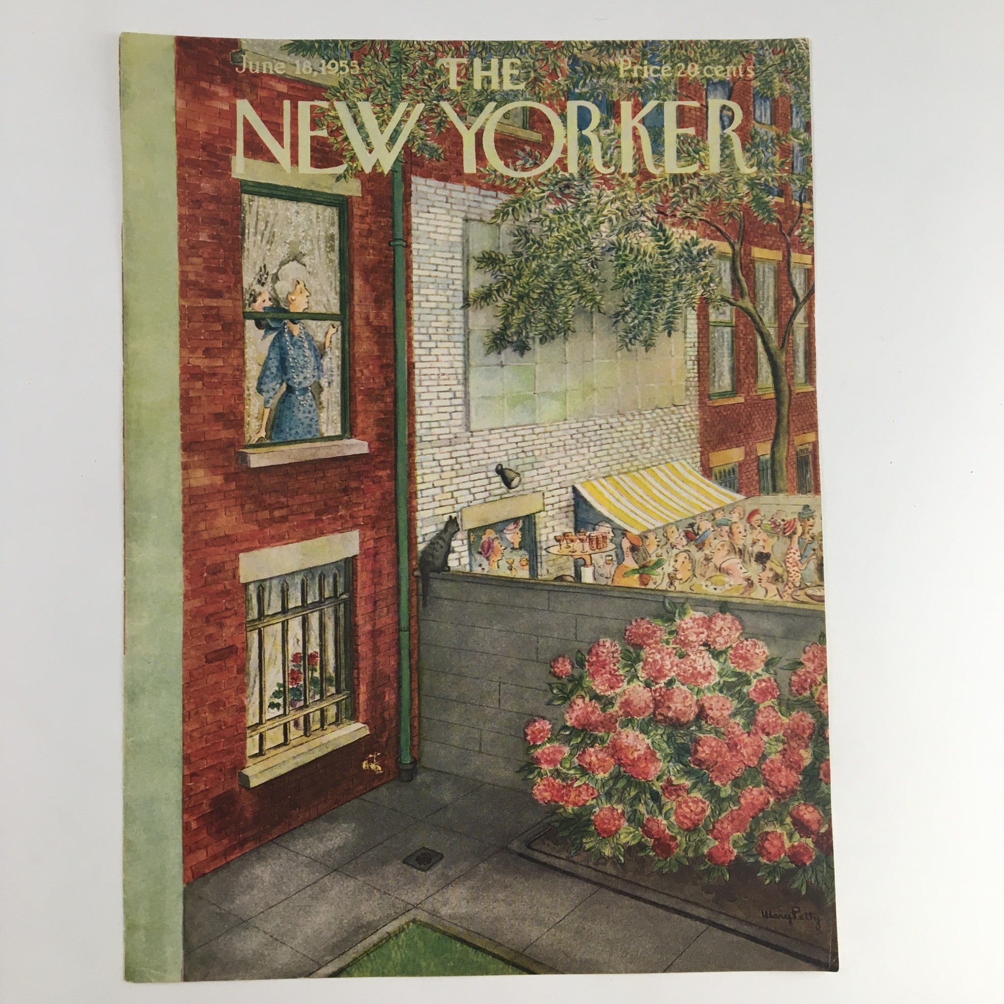 COVER ONLY The New Yorker June 18 1955 Full Cover Theme by Mary Petty