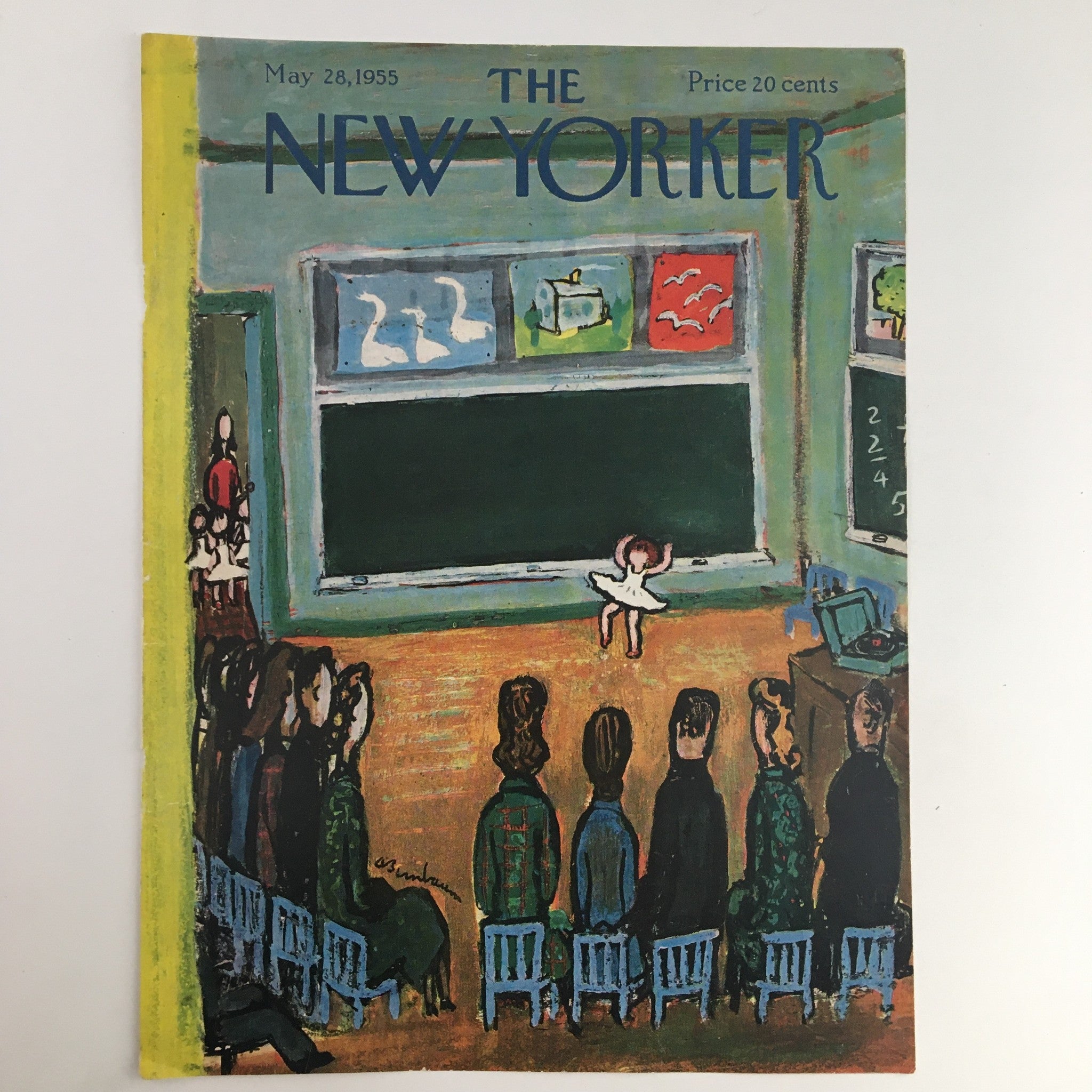 COVER ONLY The New Yorker May 28 1955 Full Cover Theme by Abe Birnbaum