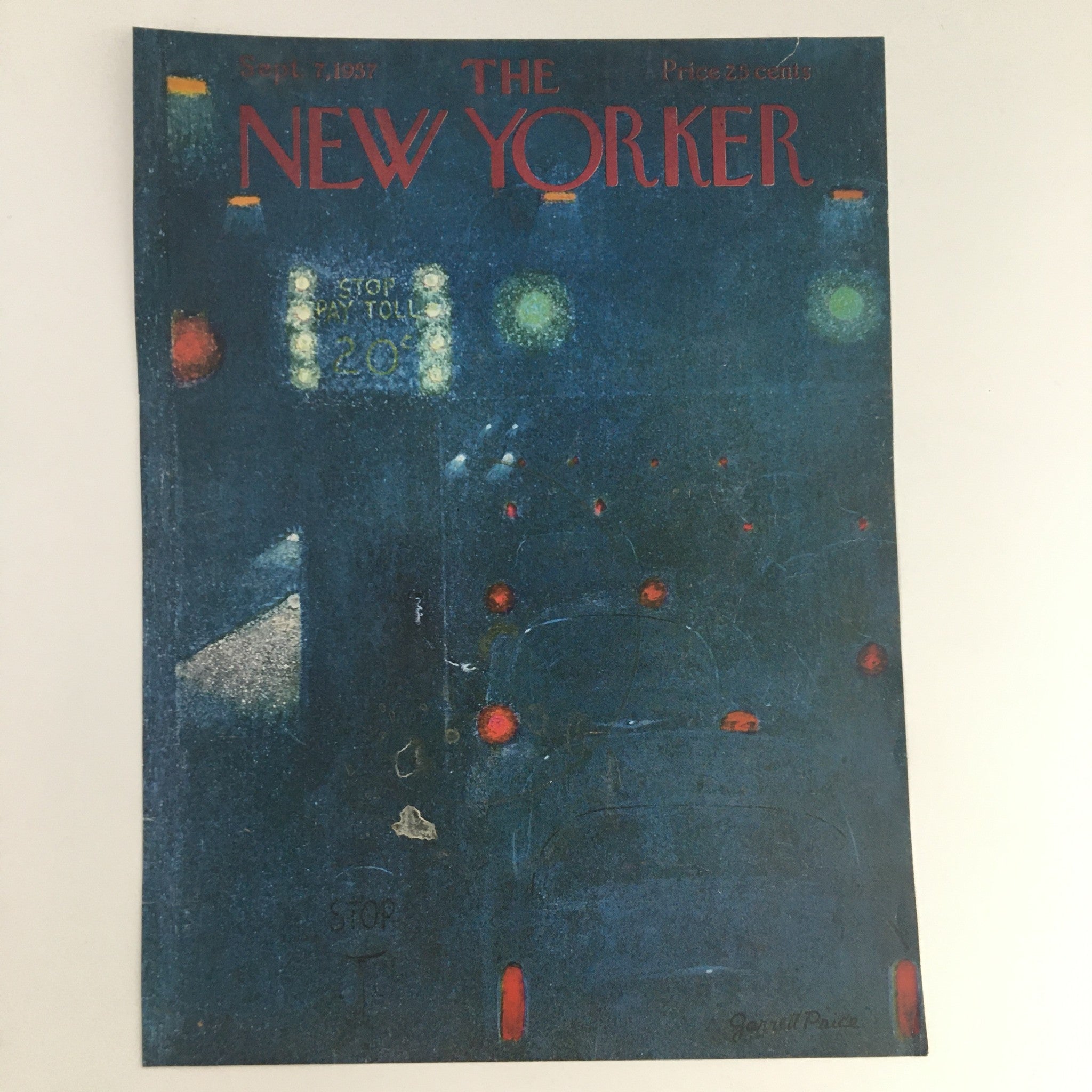 COVER ONLY The New Yorker September 7 1957 Full Cover Theme by Garrett Price