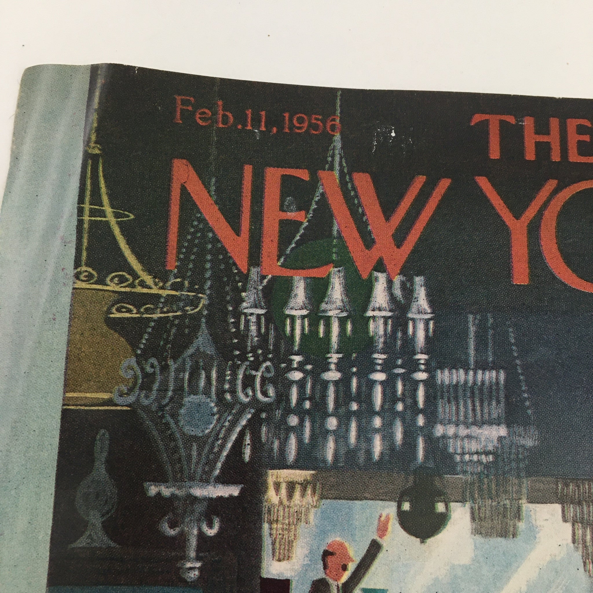 COVER ONLY The New Yorker February 11 1956 Full Cover Theme by Charles E. Martin