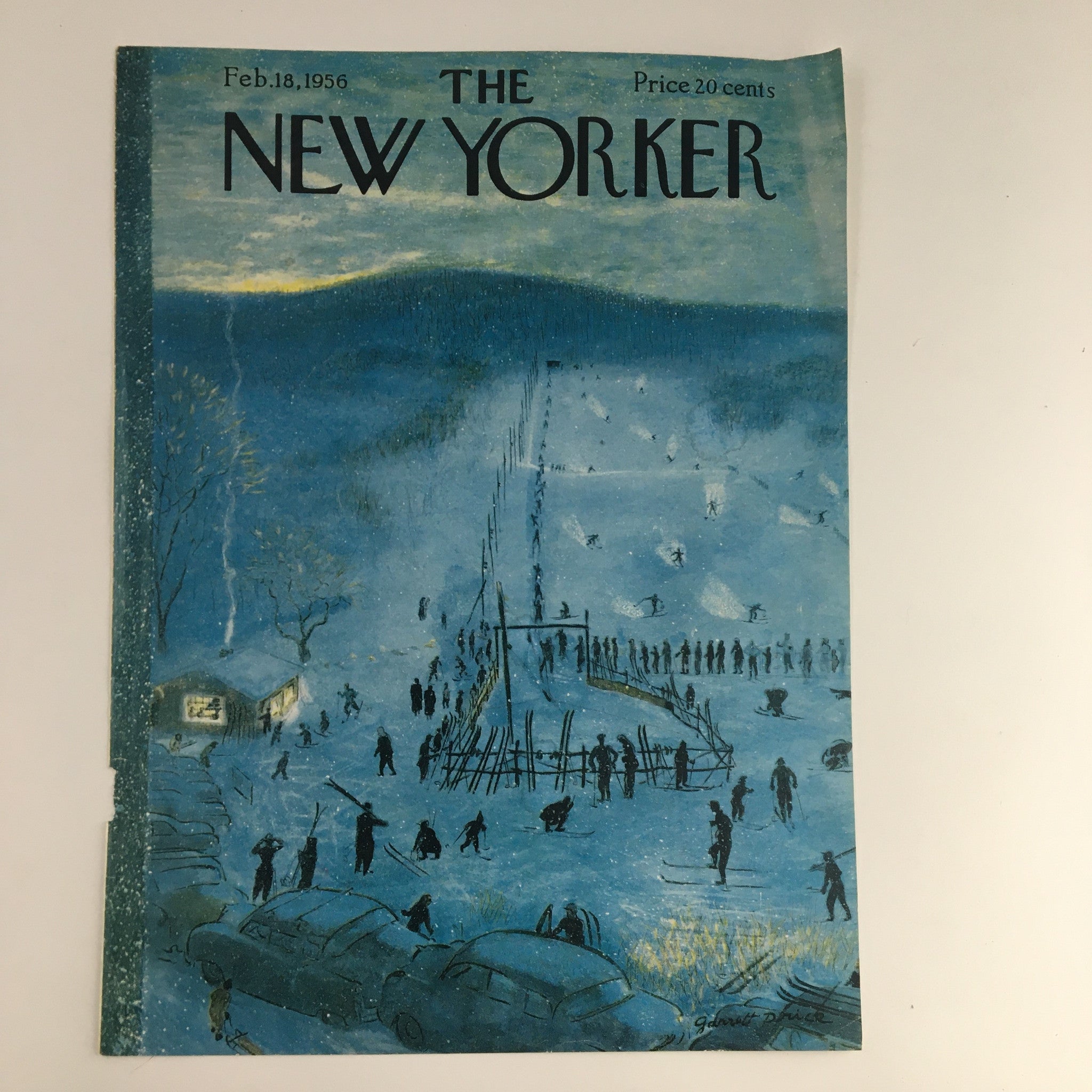 COVER ONLY The New Yorker February 18 1956 Full Cover Theme by Garrett Price