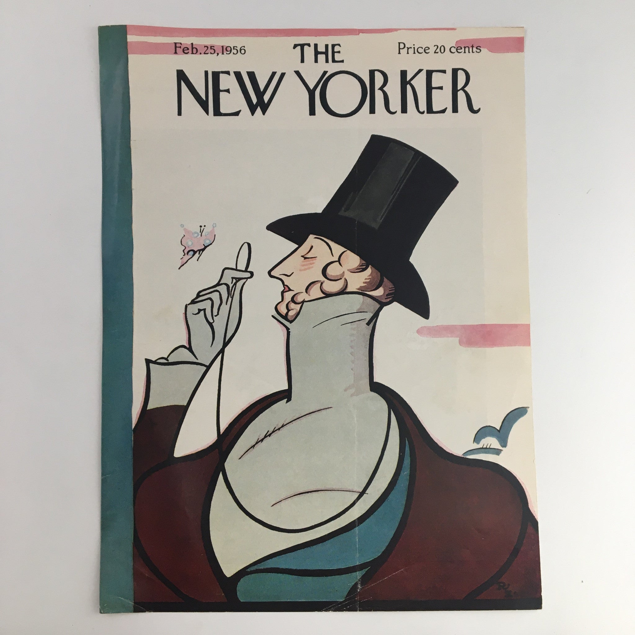 COVER ONLY The New Yorker February 25 1956 Full Cover Theme by Rea Irvin