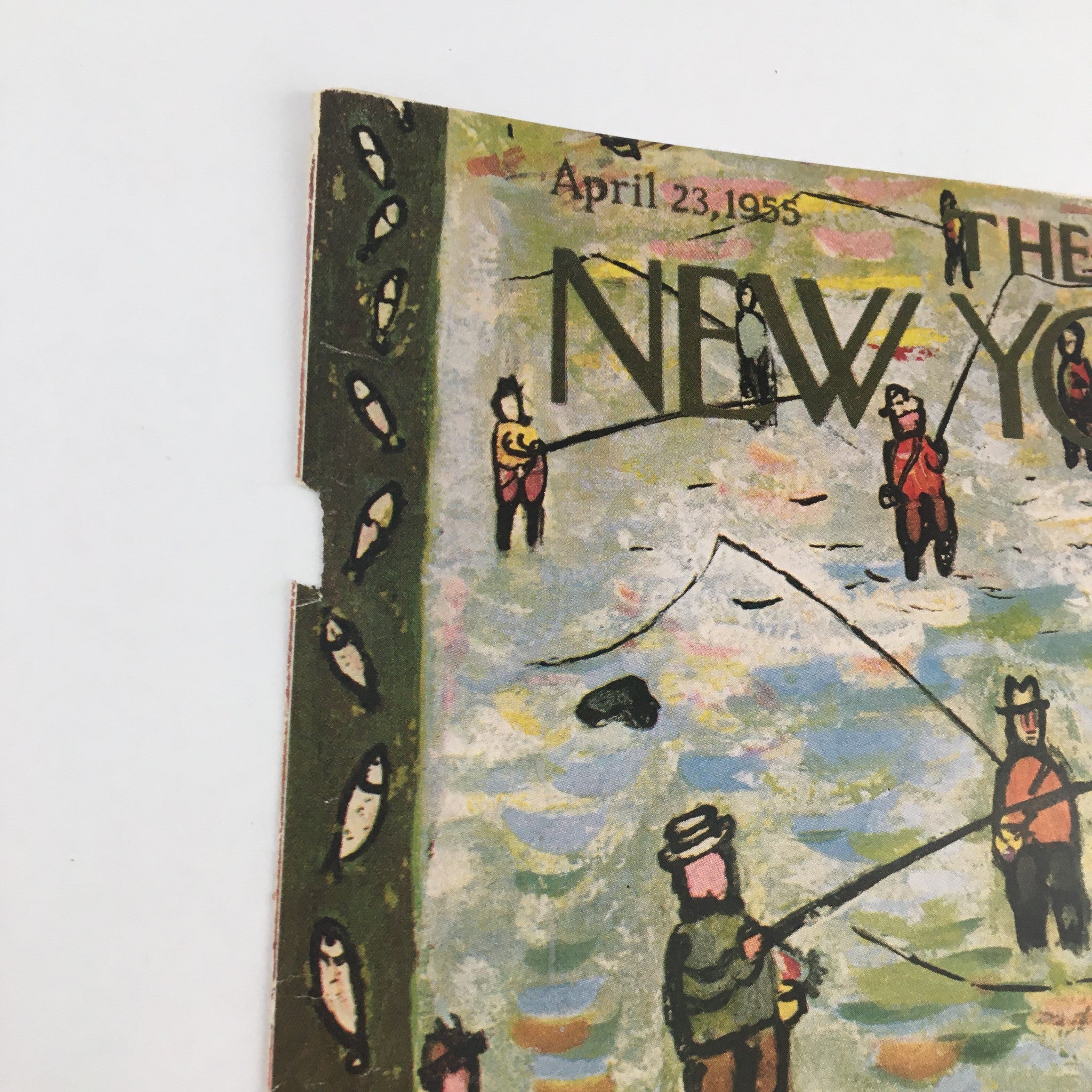 COVER ONLY The New Yorker April 23 1955 Full Cover Theme by Abe Birnbaum