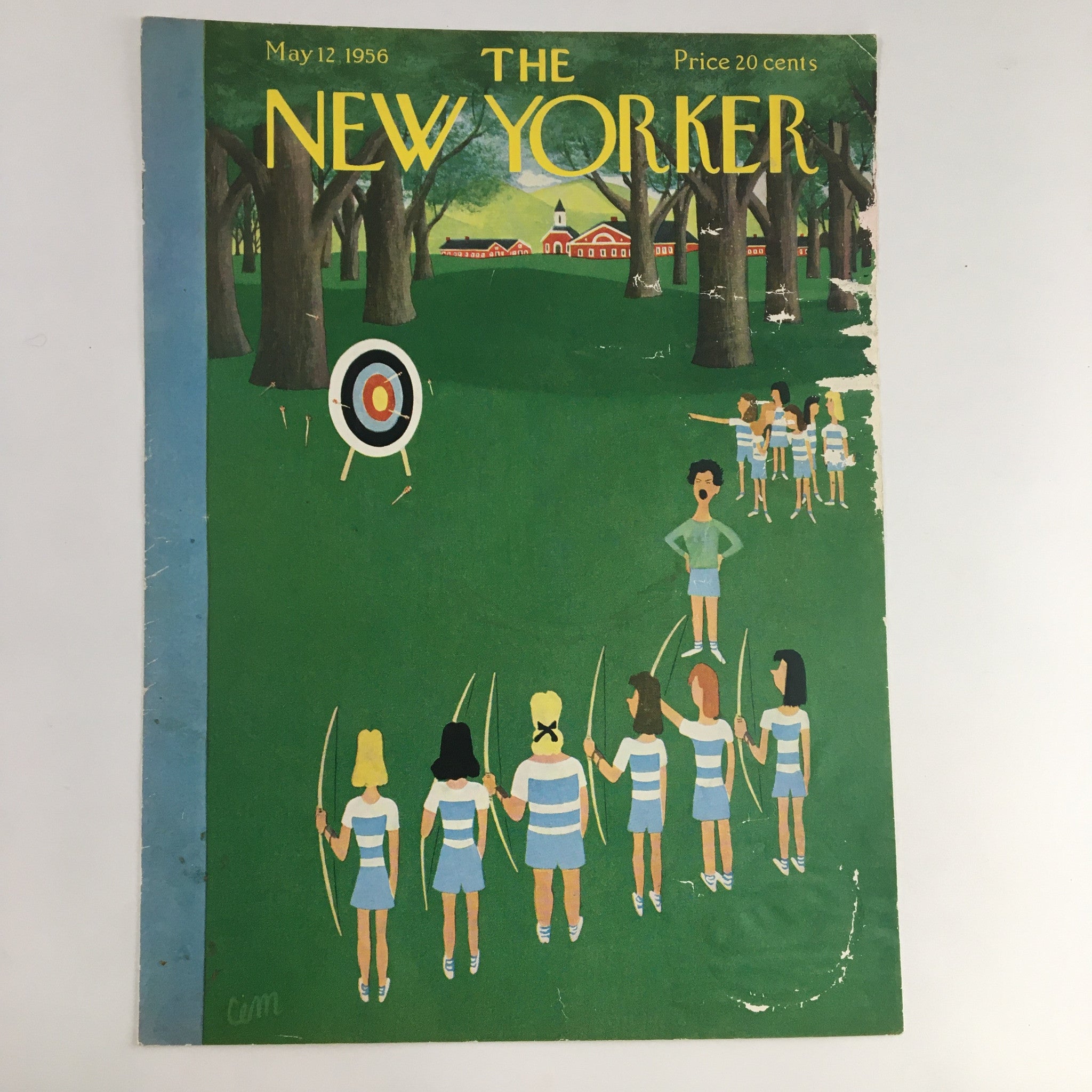 COVER ONLY The New Yorker May 12 1956 Full Cover Theme by Charles E. Martin