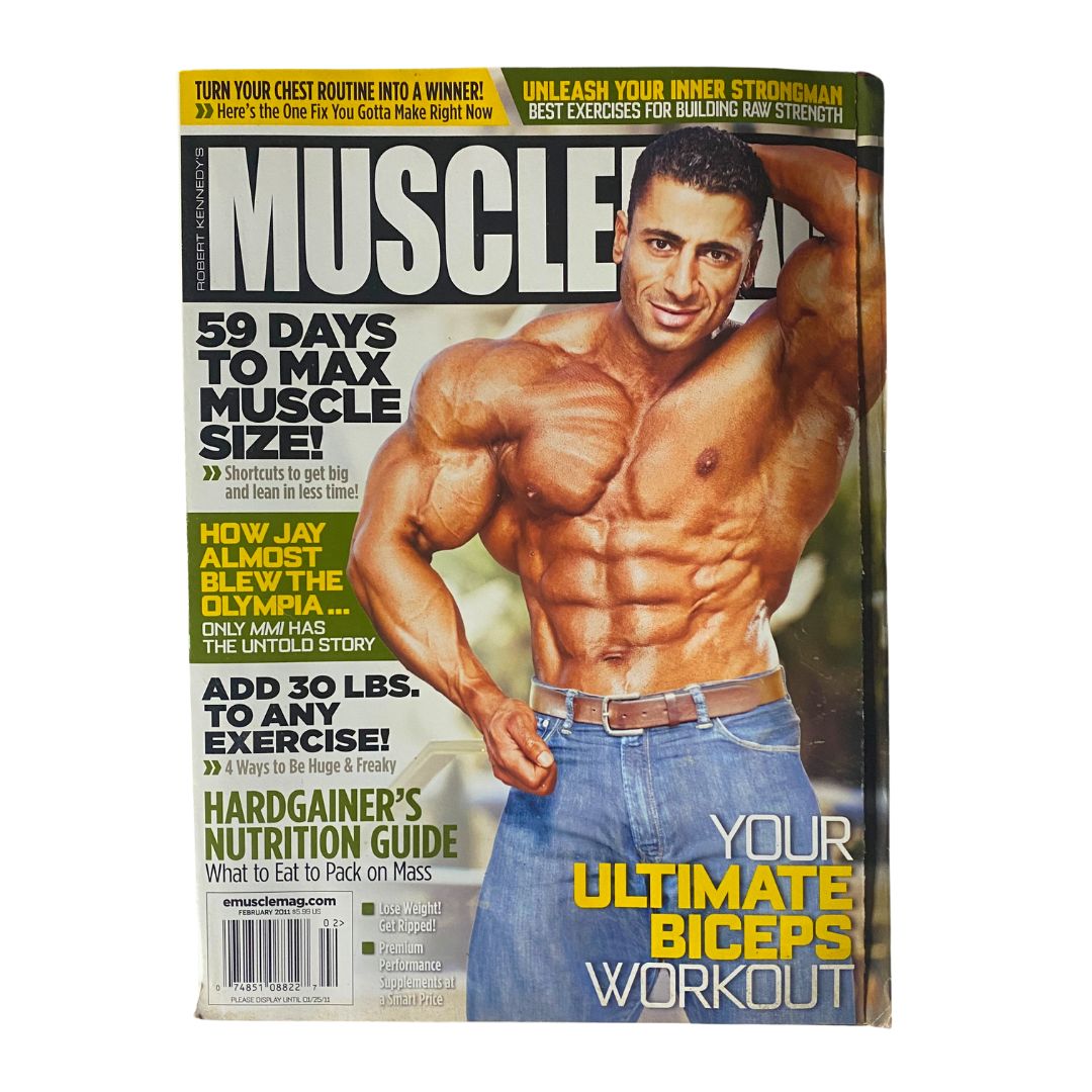 MuscleMag Magazine February 2011 No. 345 Ahmad Ahmad No Label