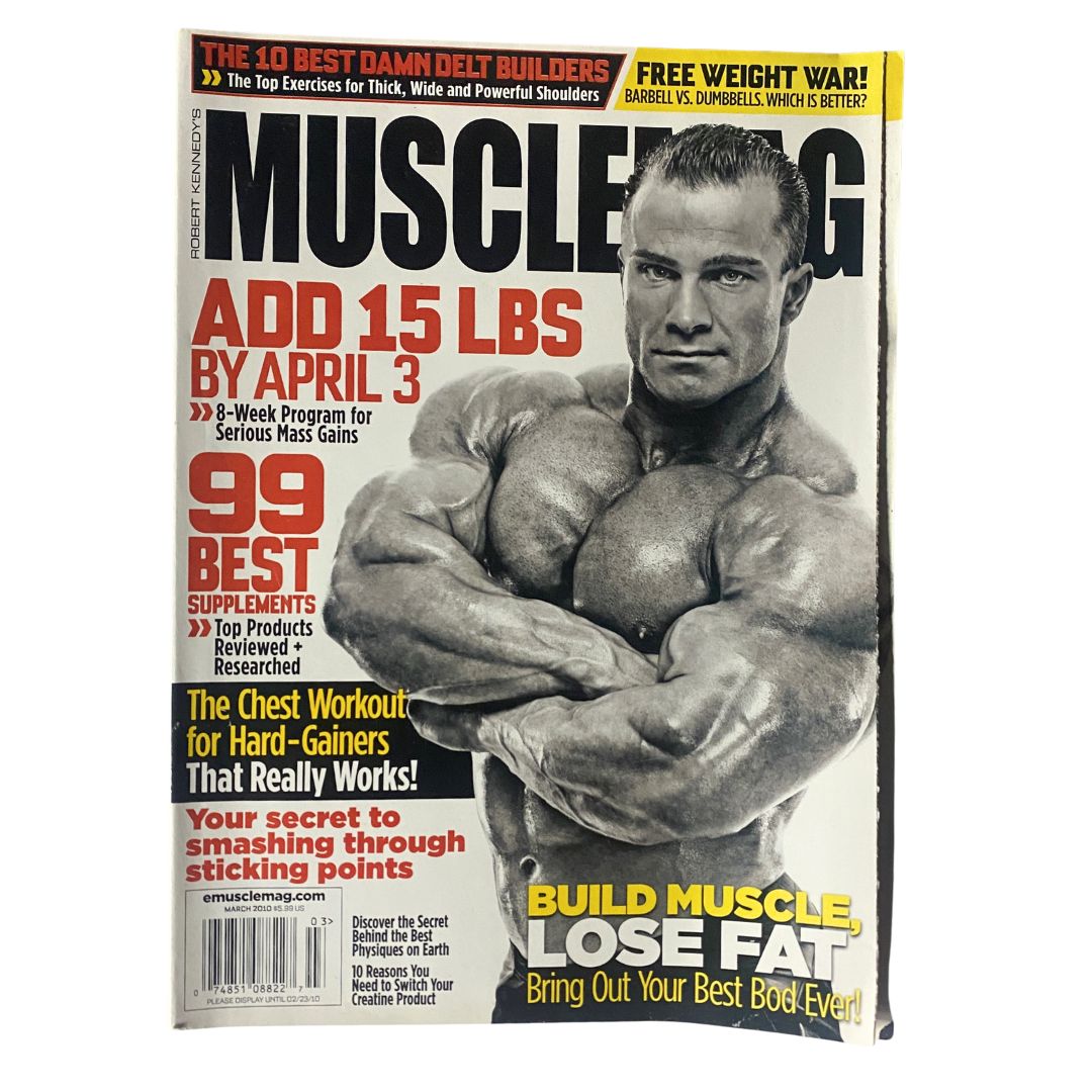 MuscleMag Magazine March 2010 No. 334 Ronny Rockel No Label