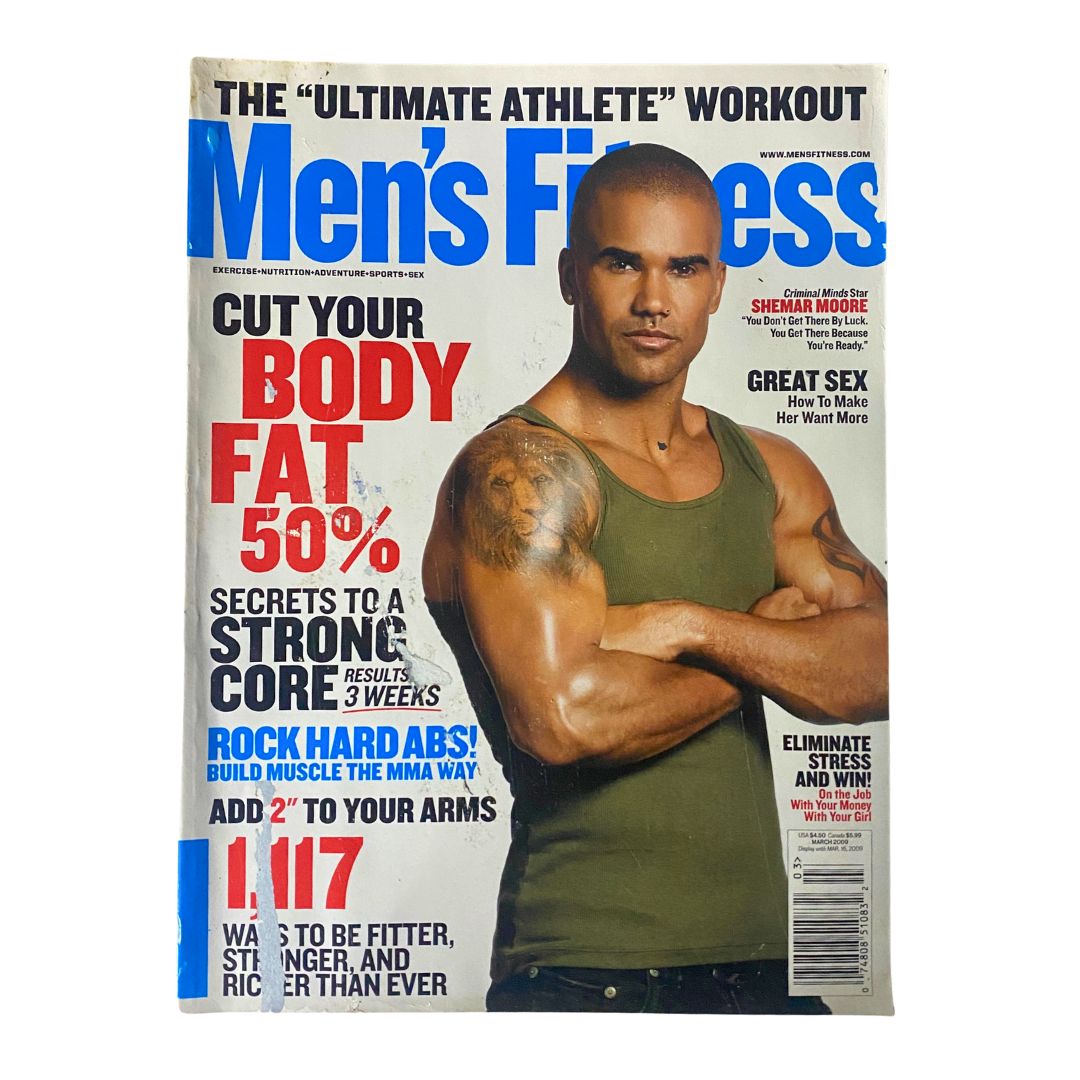 Men's Fitness Magazine March 2009 Shemar Moore GD Interior No Label