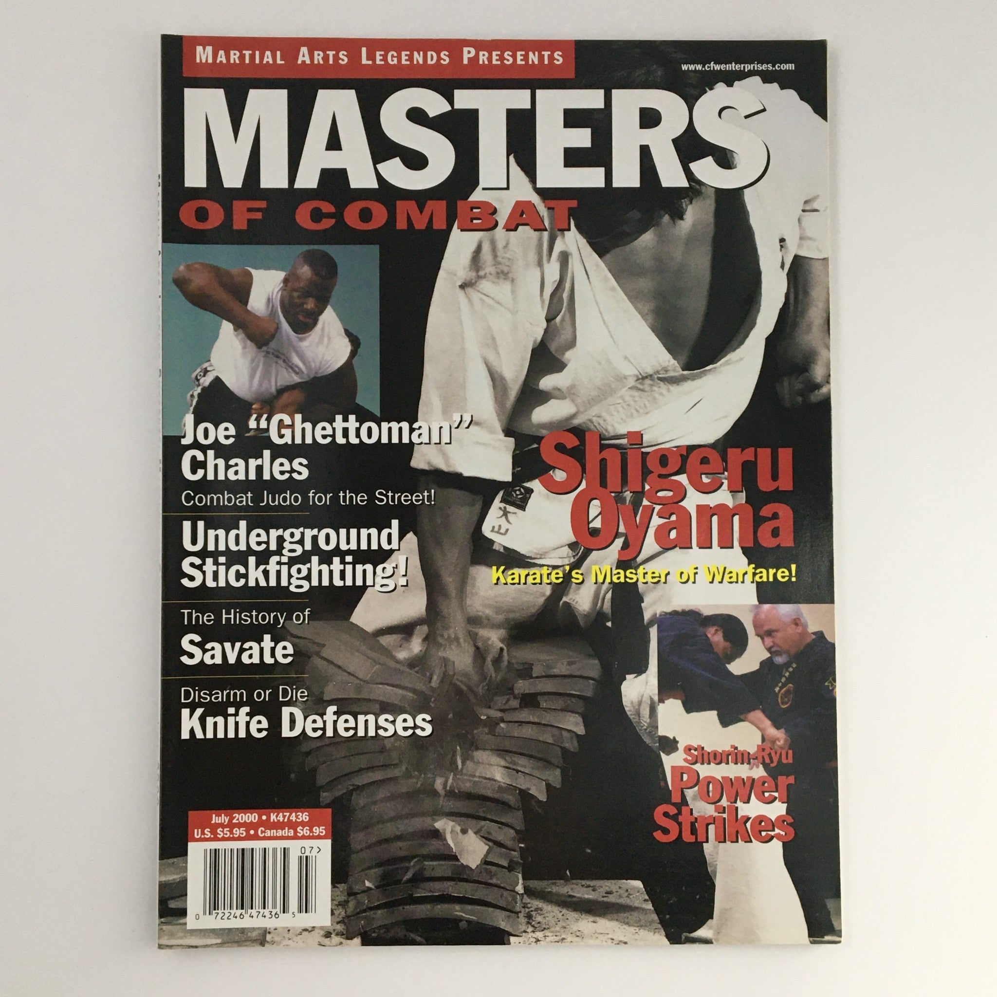 Masters of Combat Magazine July 2000 Joe Charles & Shigeru Oyama No Label