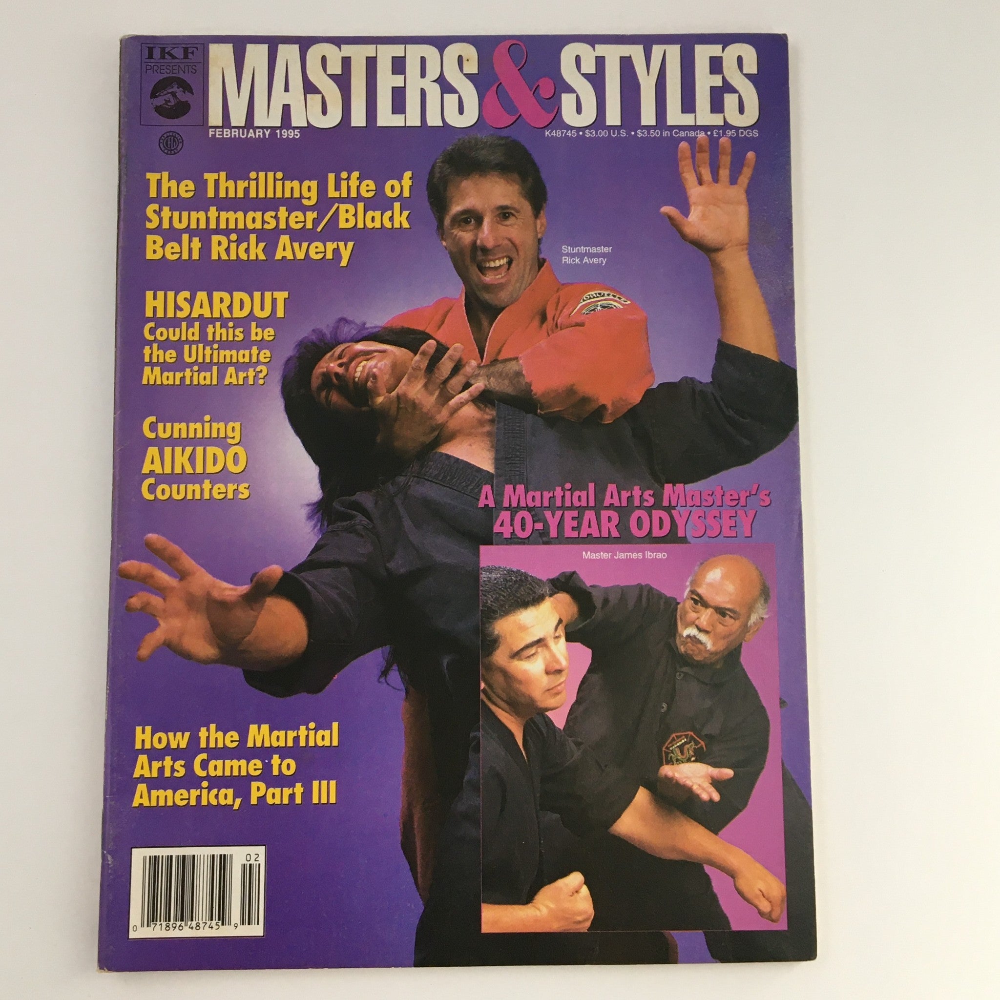 Masters & Styles Magazine February 1995 Rick Avery & Master James Ibrao No Label