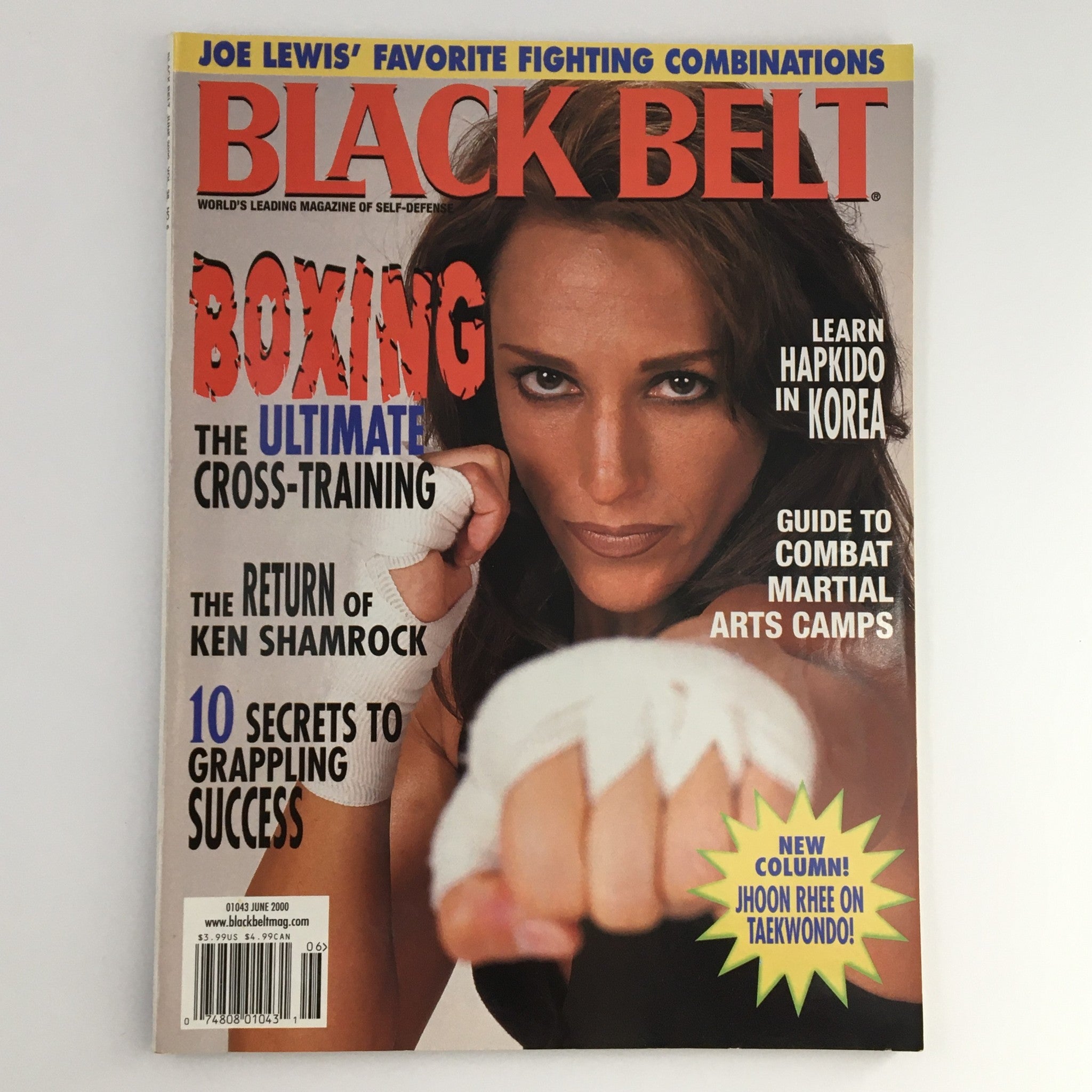 Black Belt Magazine June 2000 Bridgett Riley & Jhoon Rhee Taekwondo No Label