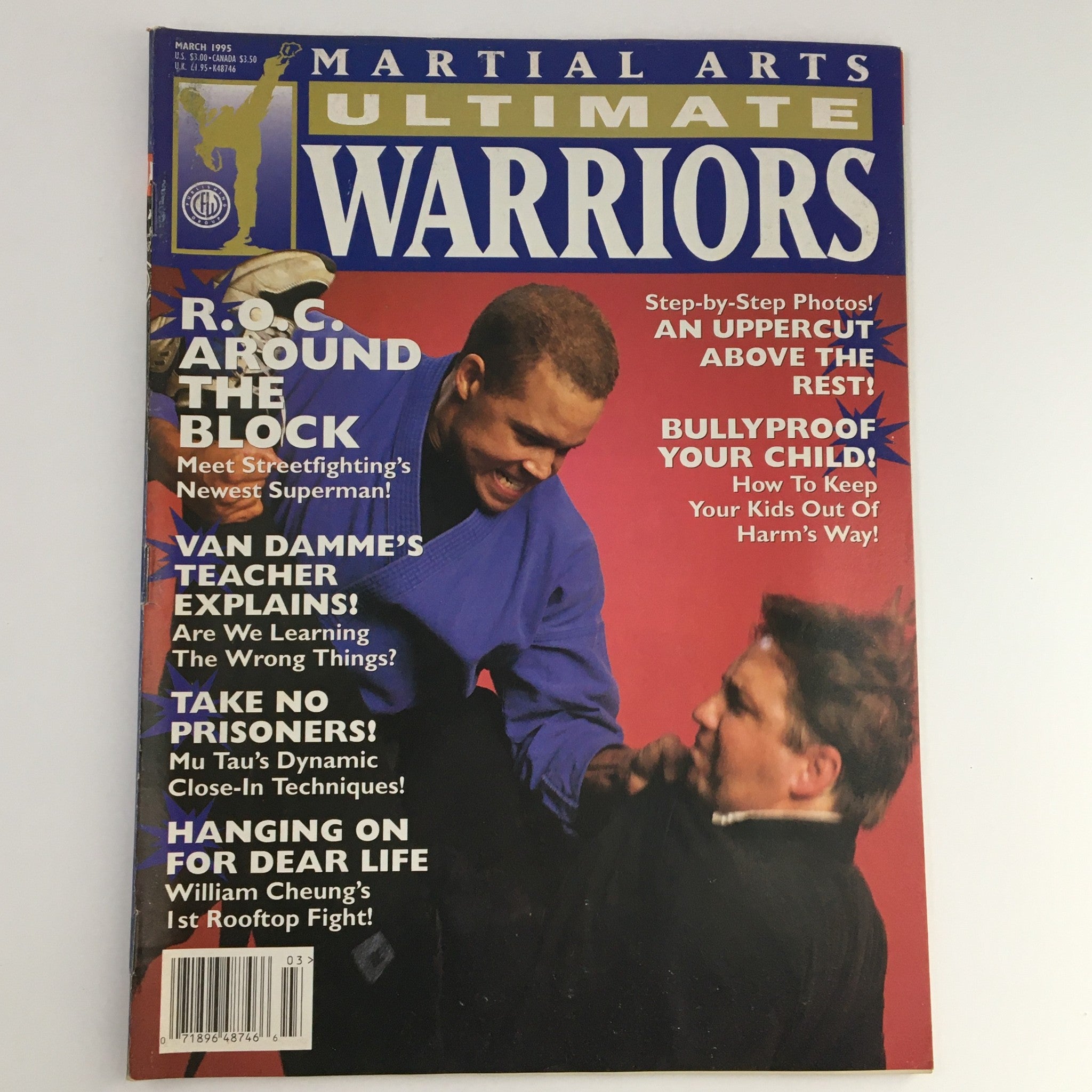 Martial Arts Ultimate Warriors March 1995 Gregg Wooldridge & Van Damme No Label