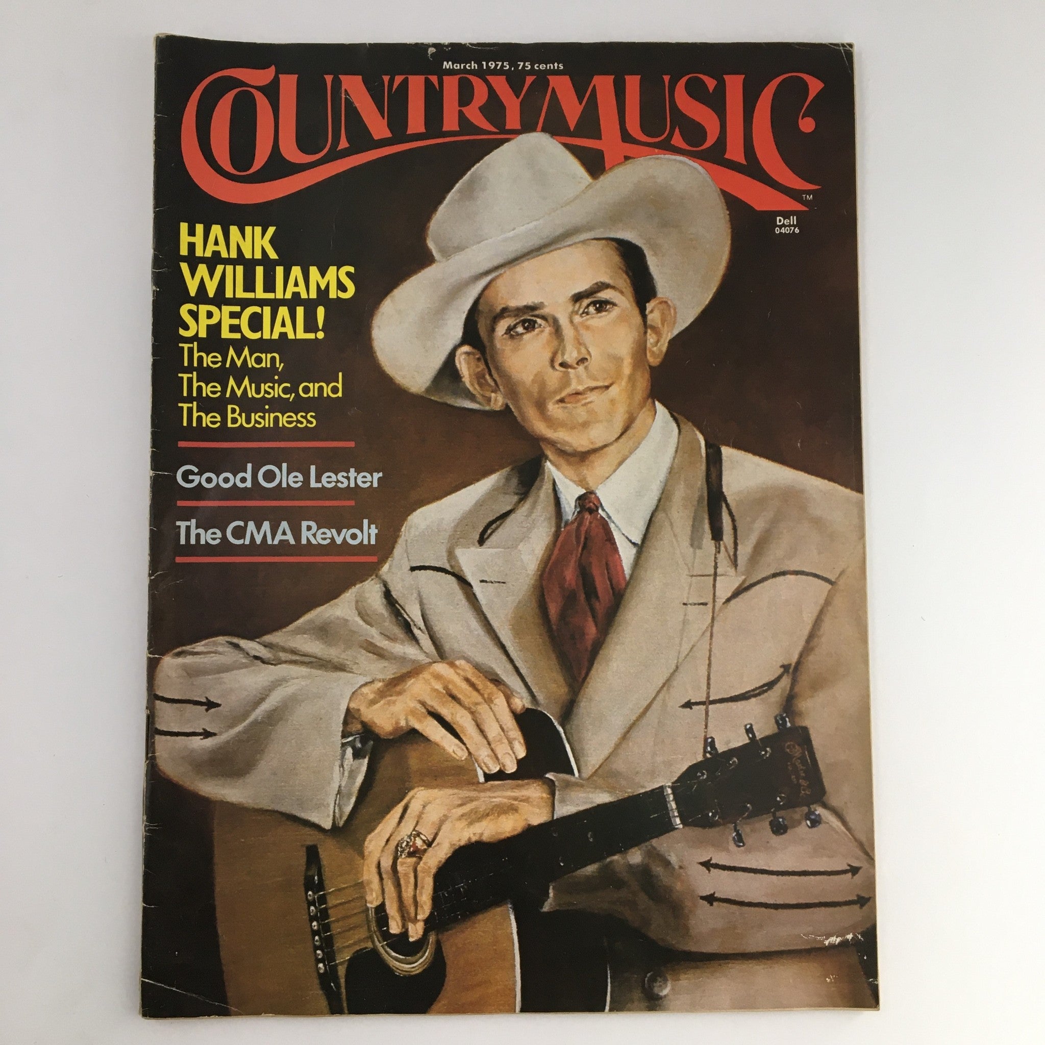 Country Music Magazine March 1975 Hank Williams and Good Ole Lester No Label