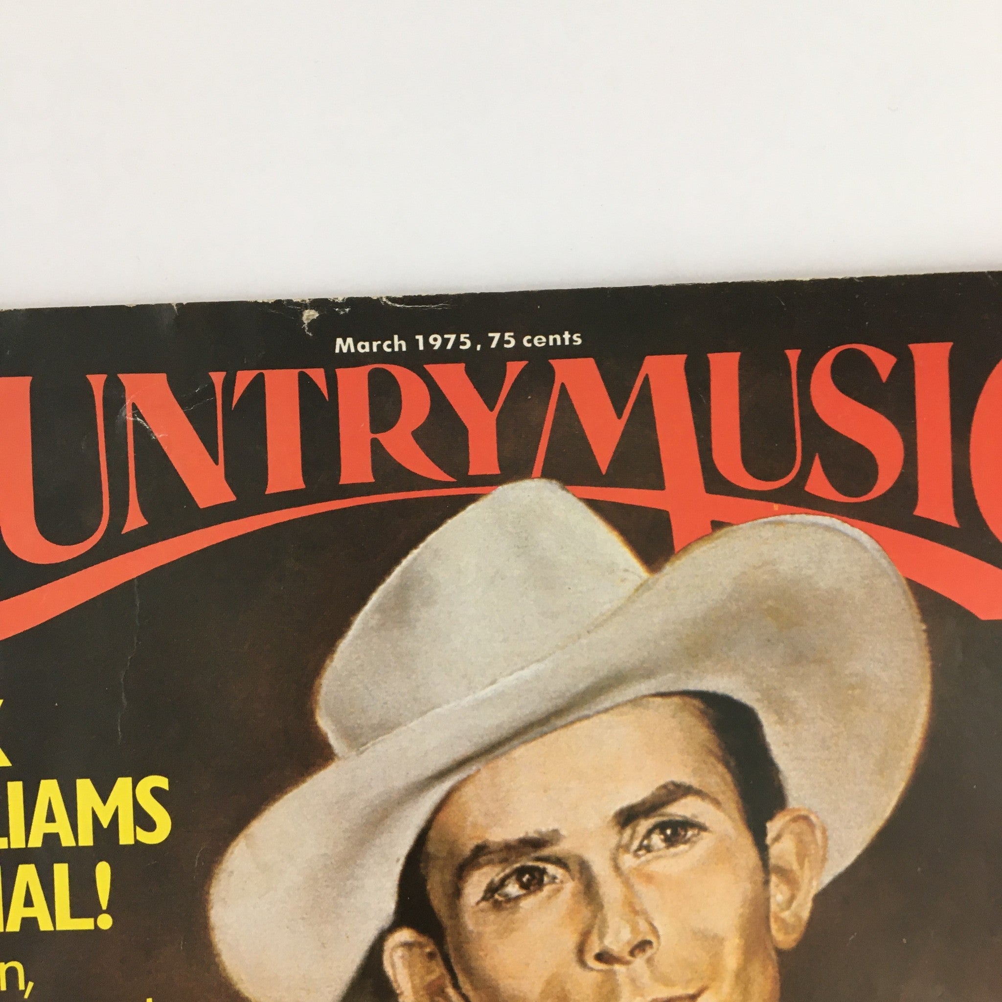 Country Music Magazine March 1975 Hank Williams and Good Ole Lester No Label