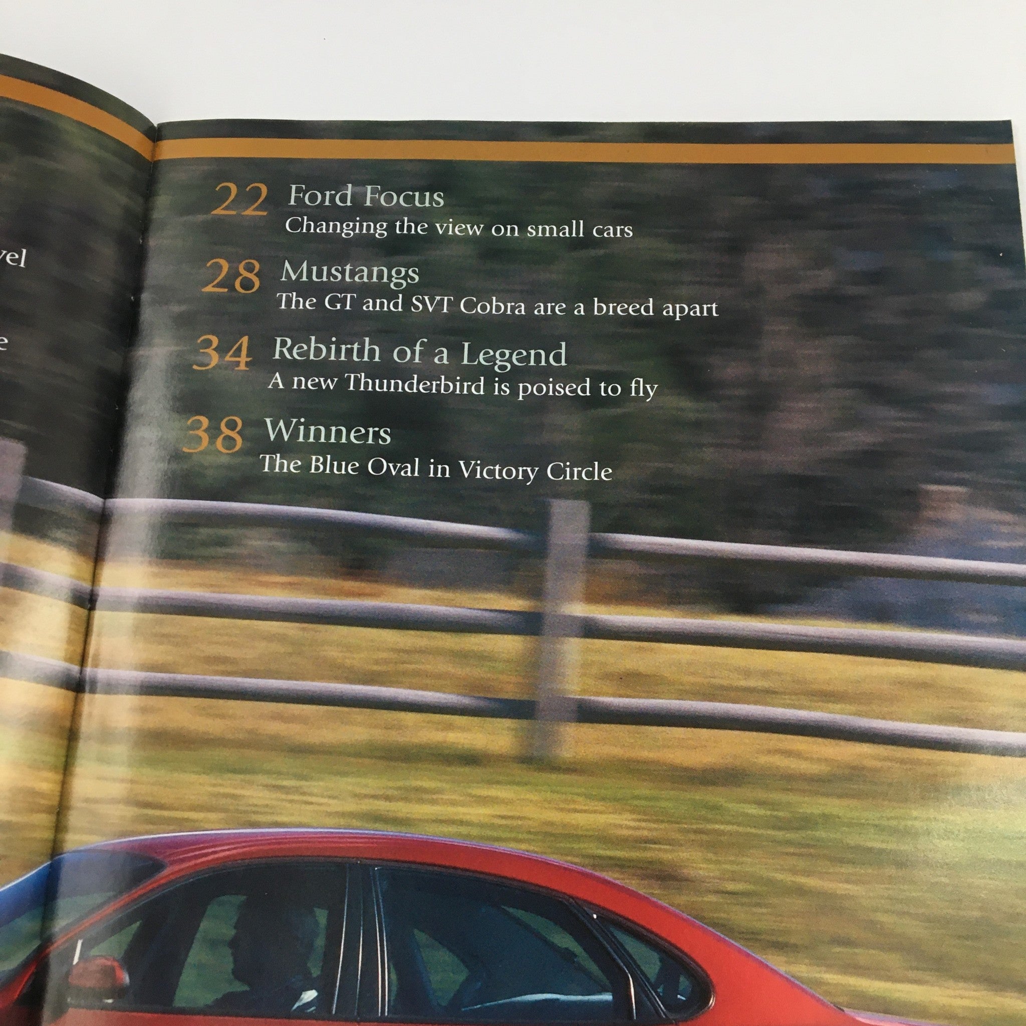 Road & Track Magazine 2000 Enthusiast's Guide to Ford Cars