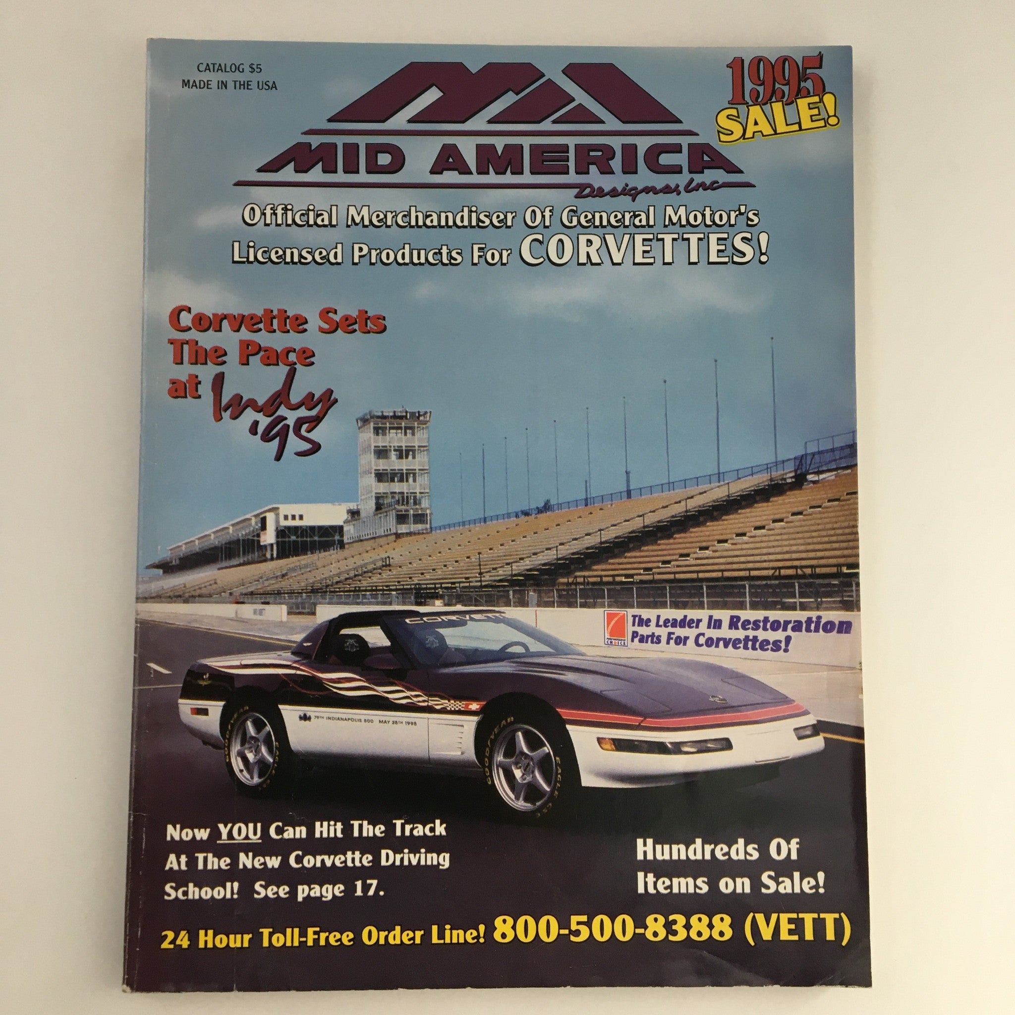 Mid America Designers Inc. Catalog 1995 Parts & Accessories for Corvettes