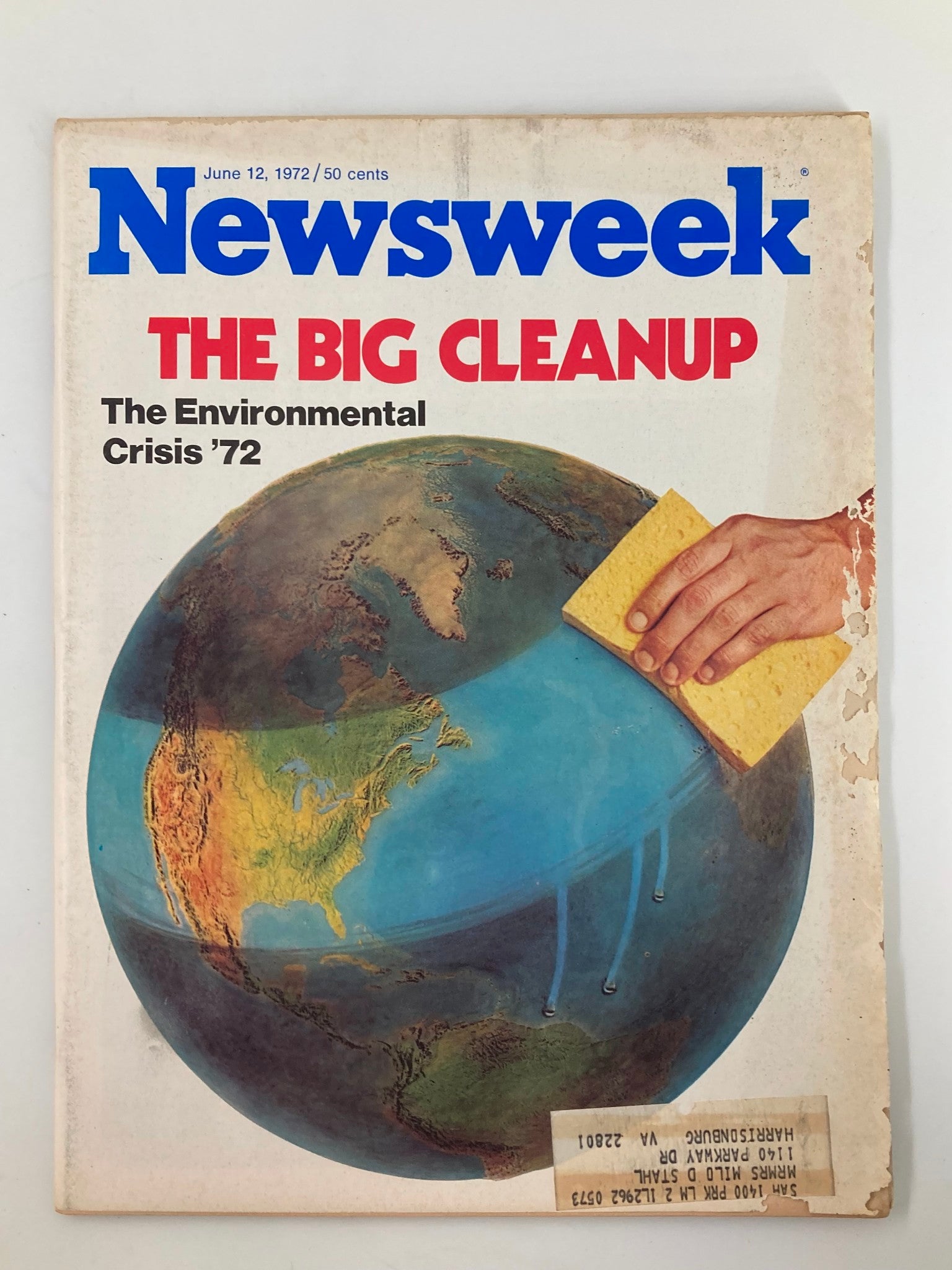 VTG Newsweek Magazine June 12 1972 The Big Cleanup Environmental Crisis '72