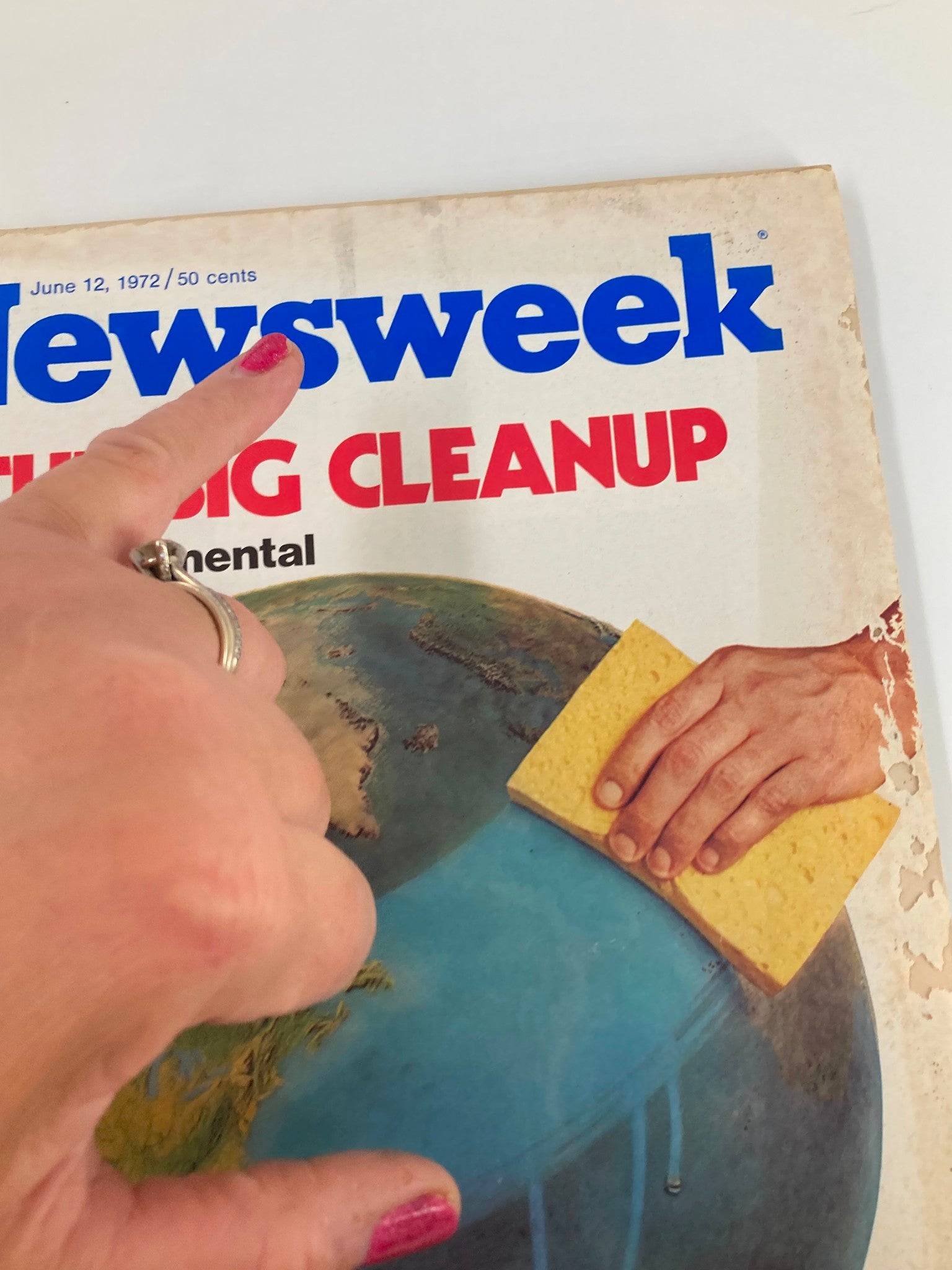 VTG Newsweek Magazine June 12 1972 The Big Cleanup Environmental Crisis '72