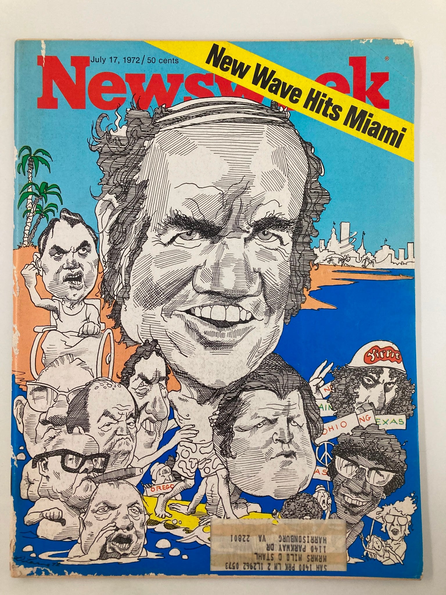 VTG Newsweek Magazine July 17 1972 A New Wave Hits Miami