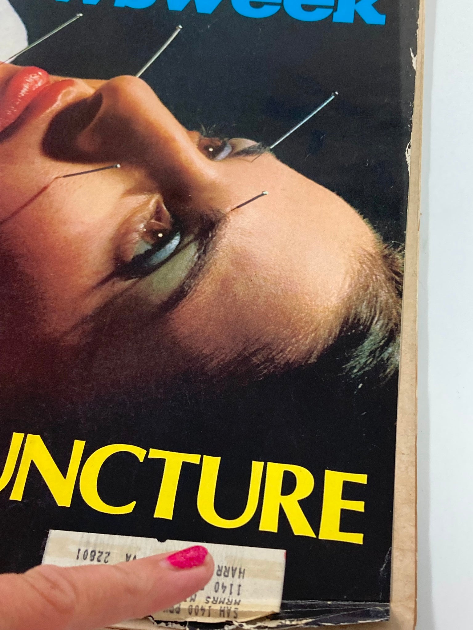 VTG Newsweek Magazine August 14 1972 All About Acupuncture