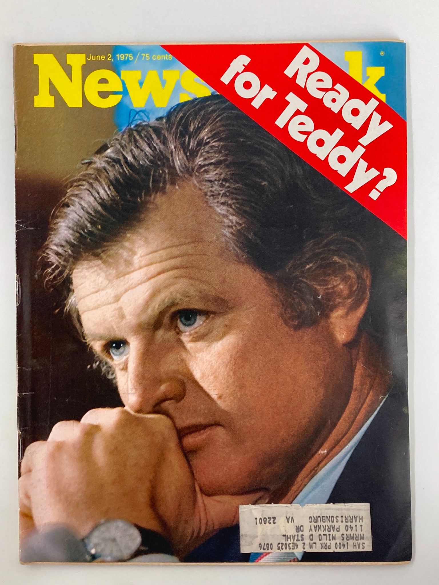 VTG Newsweek Magazine June 2 1975 Ready for Teddy Kennedy?