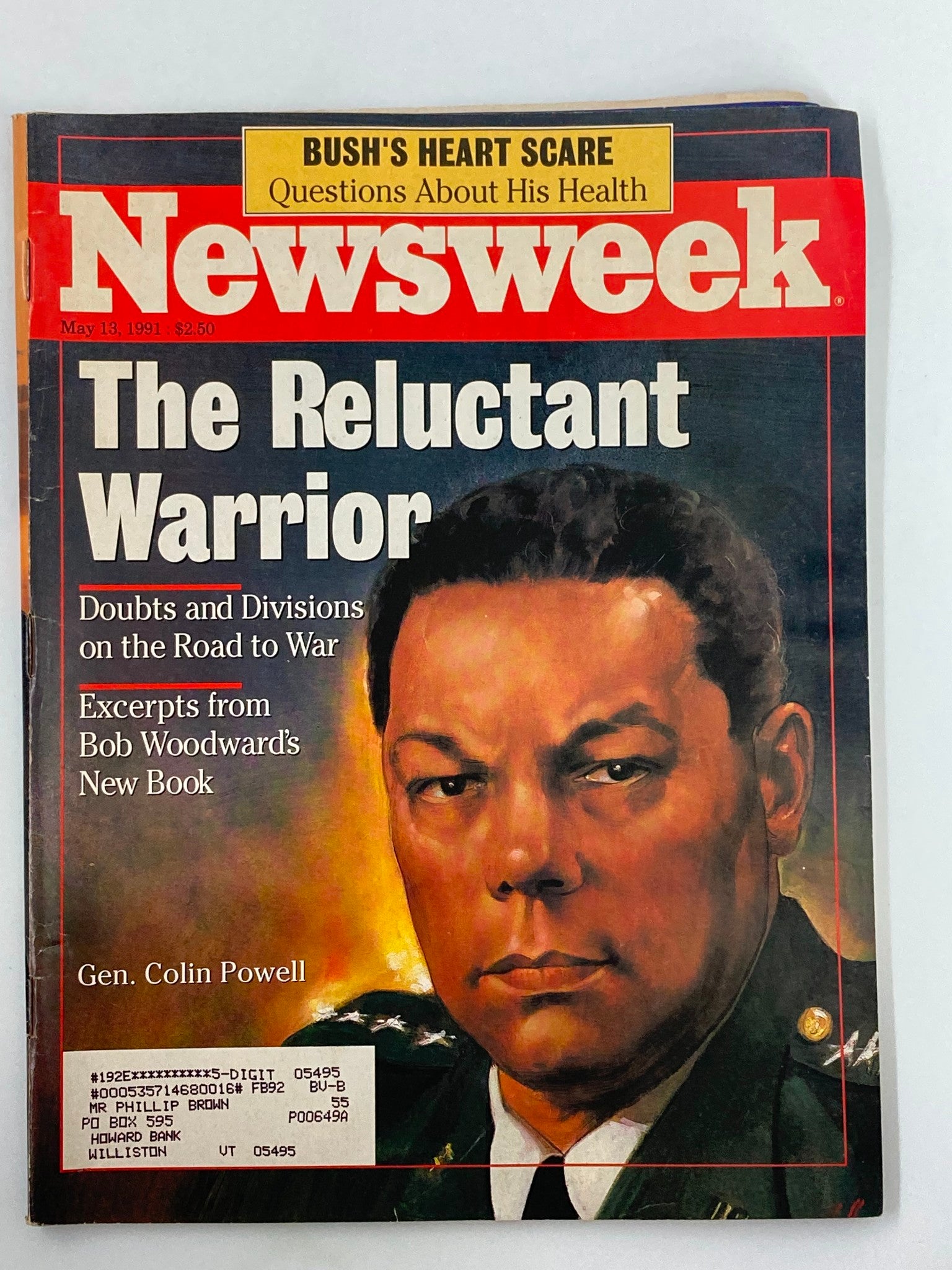 Newsweek Magazine May 13 1991 Gen. Colin Powell The Reluctant Warrior