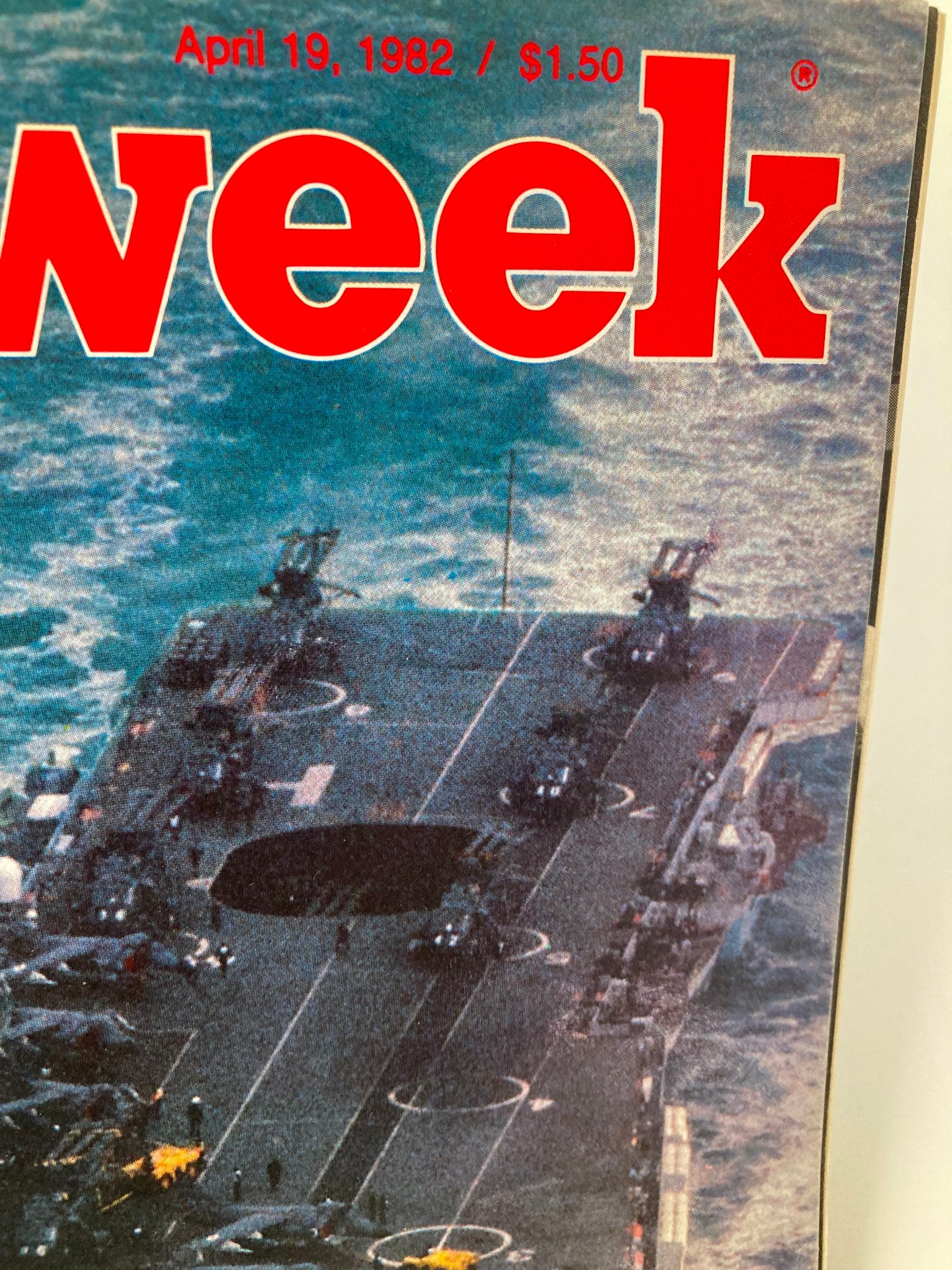 VTG Newsweek Magazine April 19 1982 The Empire Strikes Back The Falklands Crisis