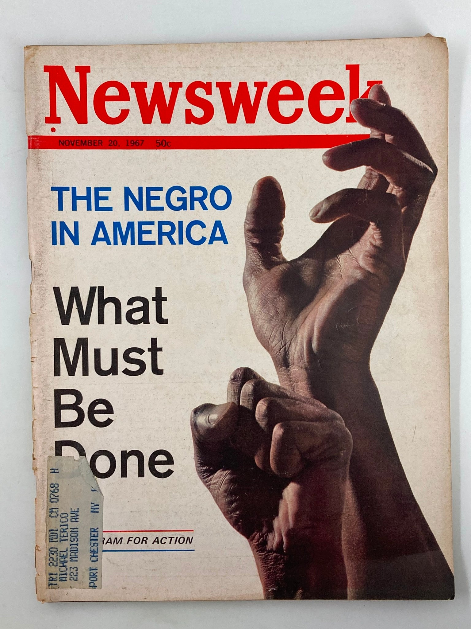 VTG Newsweek Magazine November 20 1967 The Negro in America What Must Be Done