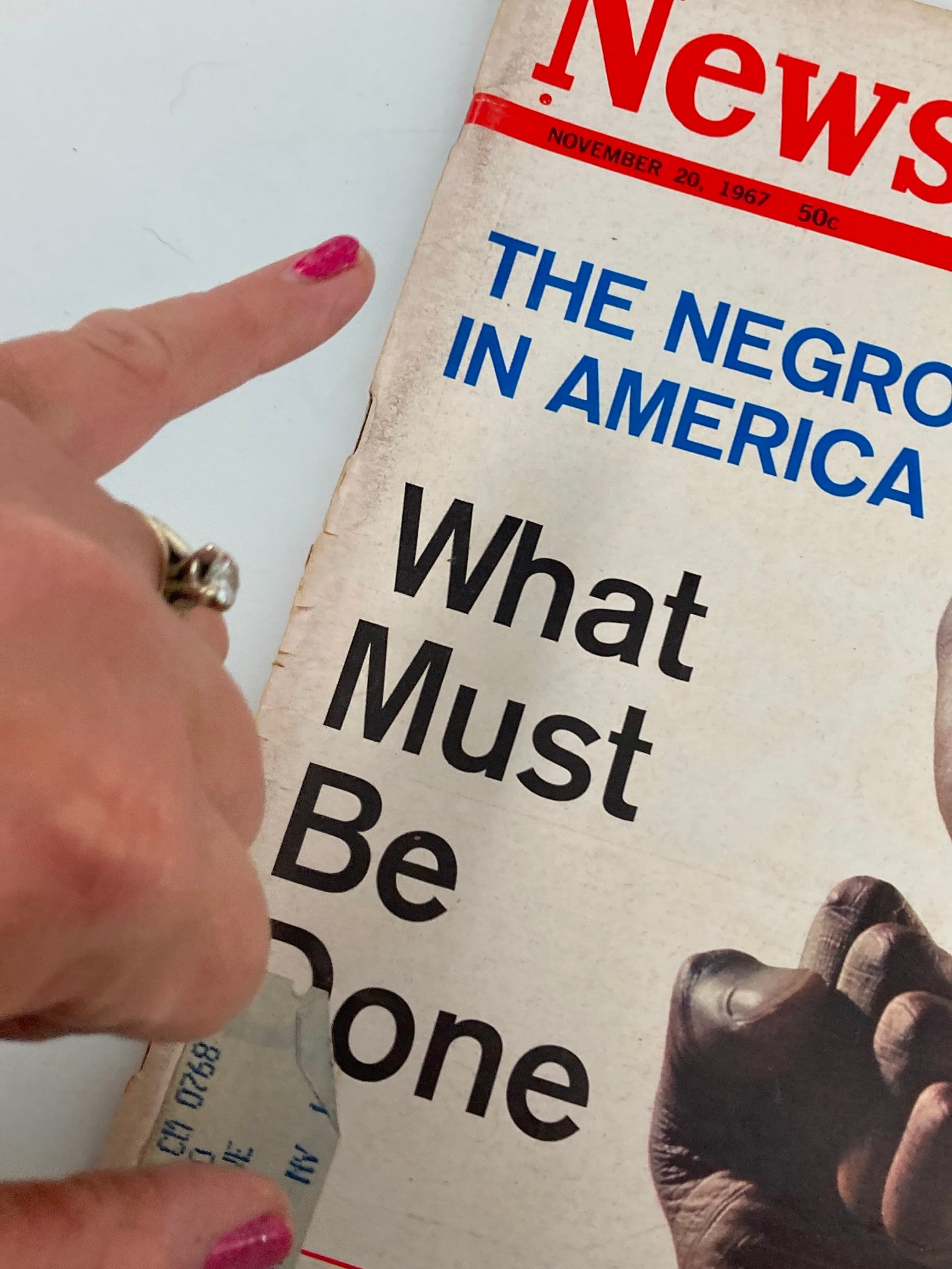 VTG Newsweek Magazine November 20 1967 The Negro in America What Must Be Done