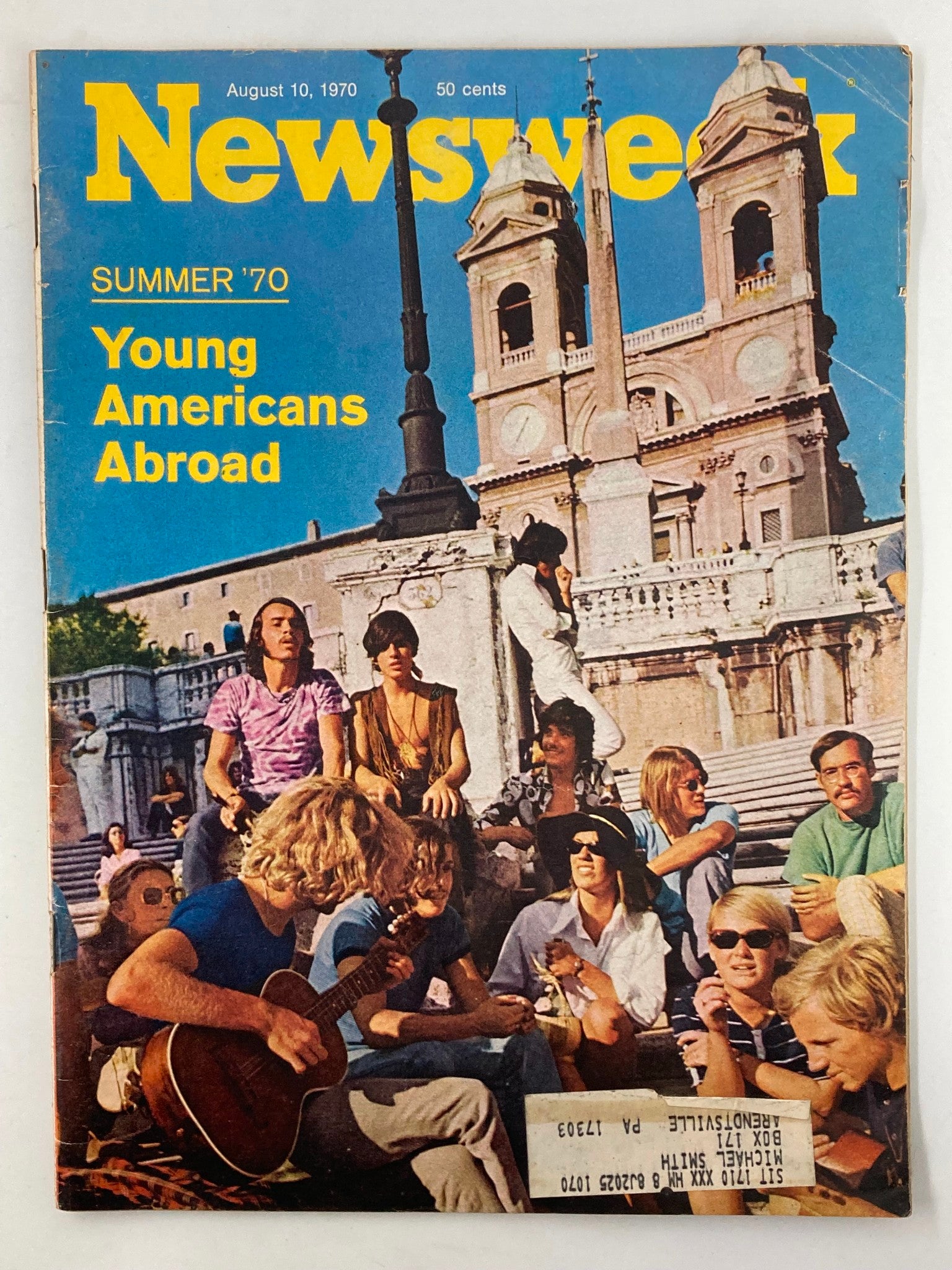 VTG Newsweek Magazine August 10 1970 Summer '70 Young Americans Abroad