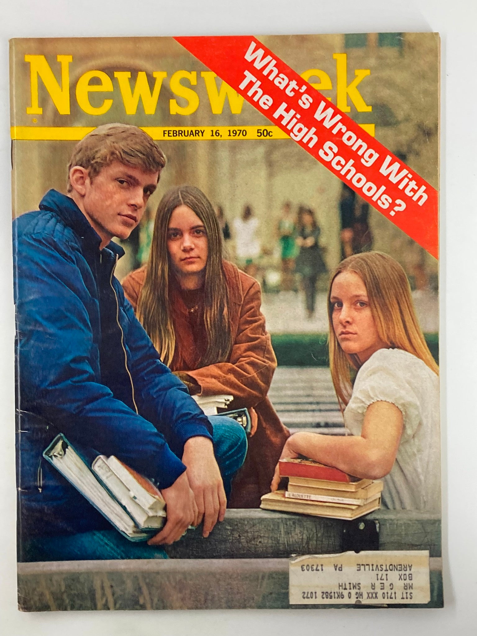 VTG Newsweek Magazine February 16 1970 What's Wrong with The High Schools?