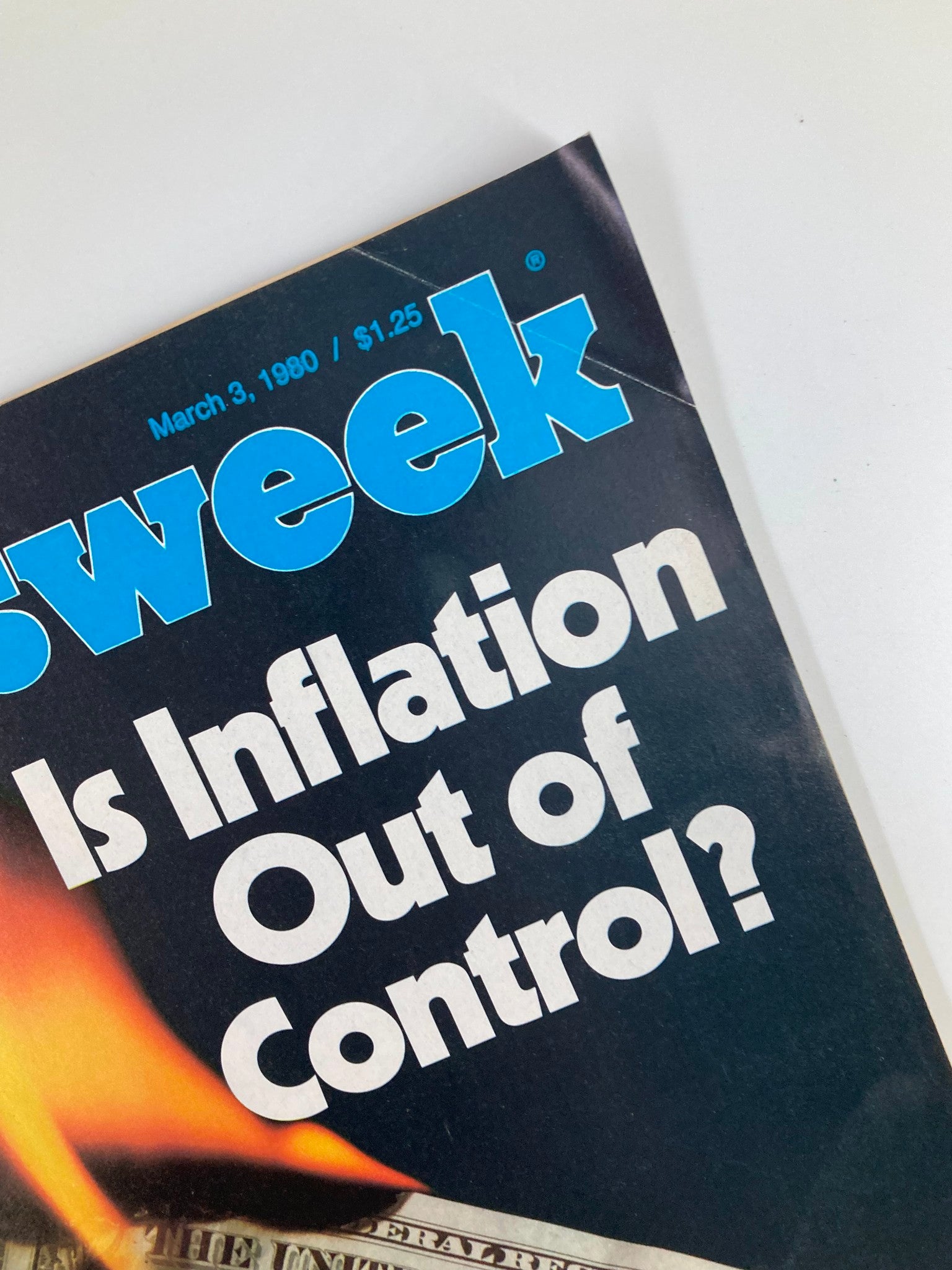 VTG Newsweek Magazine March 3 1980 Is Inflation Out of Control?