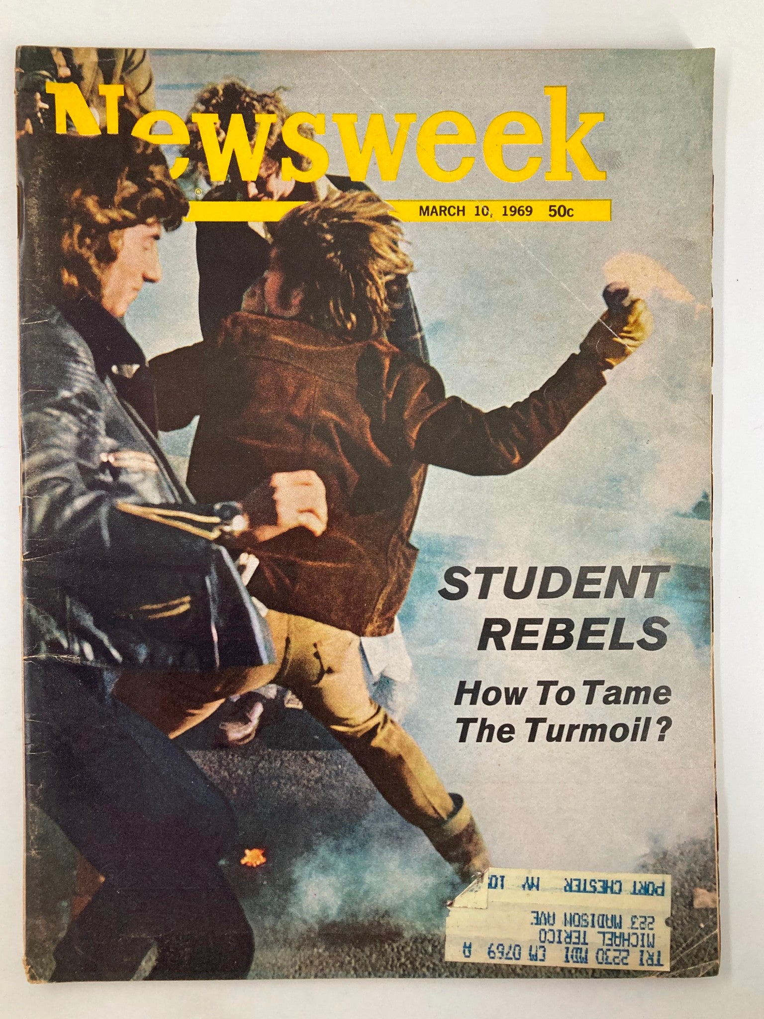 VTG Newsweek Magazine March 10 1969 Student Rebels How To Tame The Turmoil?