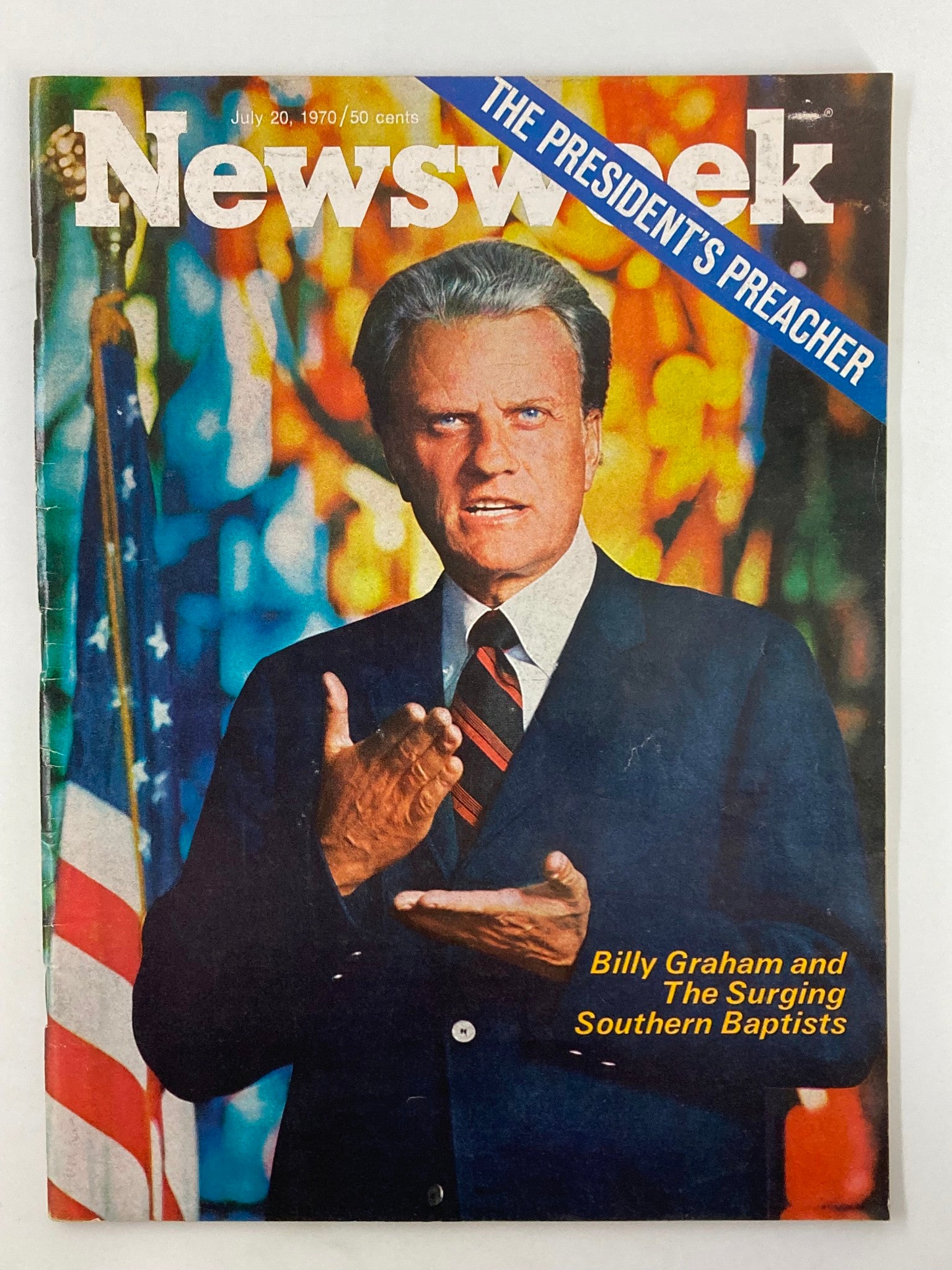 VTG Newsweek Magazine July 20 1970 Billy Graham and Surging Southern Baptists