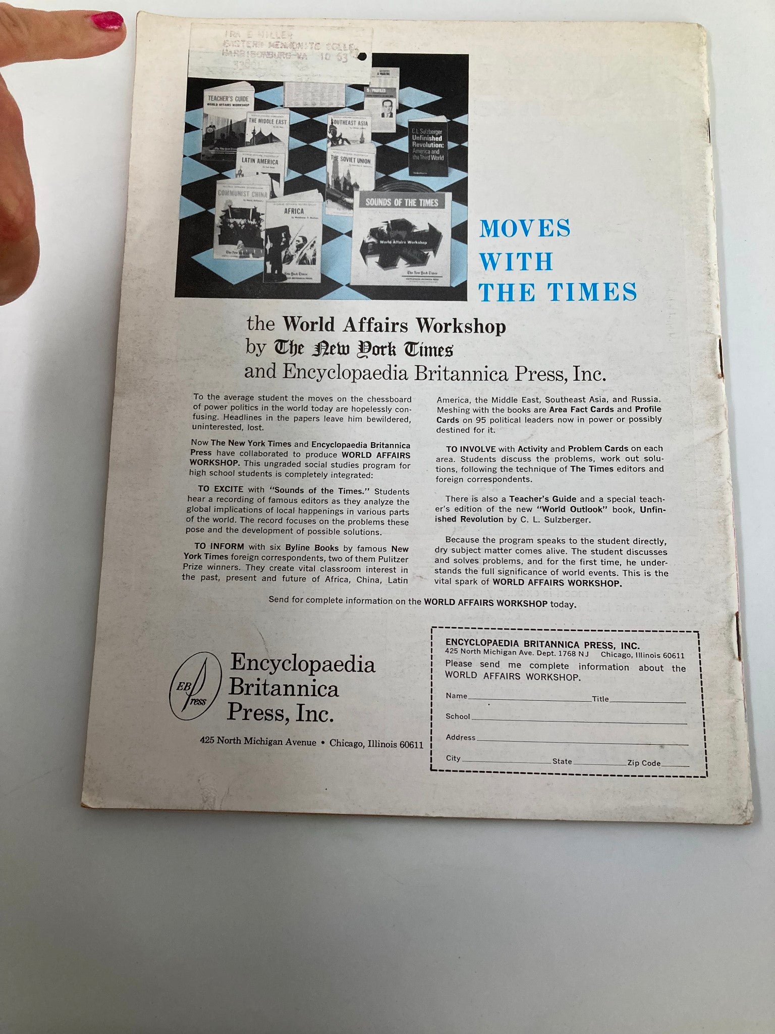 VTG NEA Journal Magazine April 1966 Retirement Benefits and Teacher Mobility