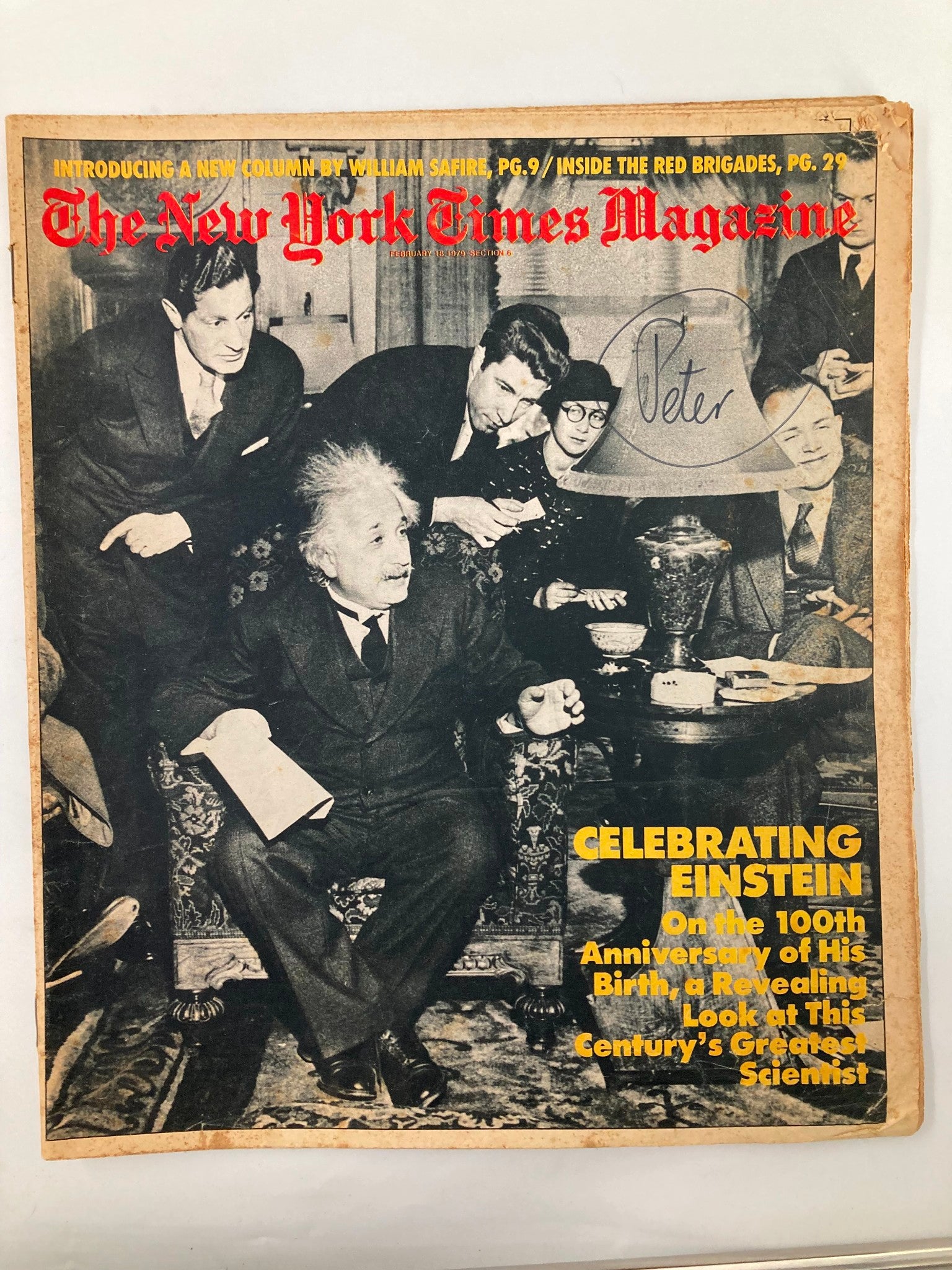 VTG The New York Times Magazine February 18 1979 Celebrating Einstein No Label