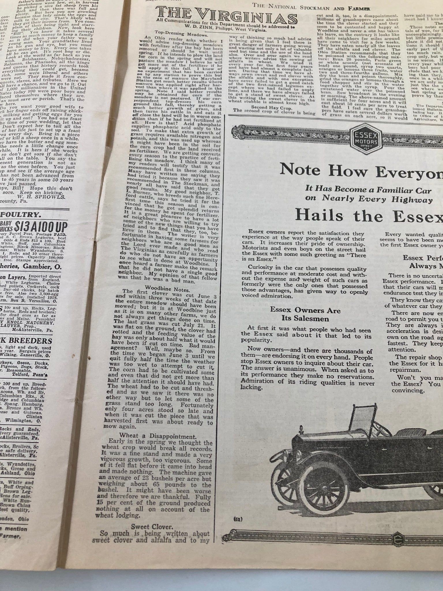 VTG The National Stockman and Farmer August 16 1919 That Have to Fight For Life