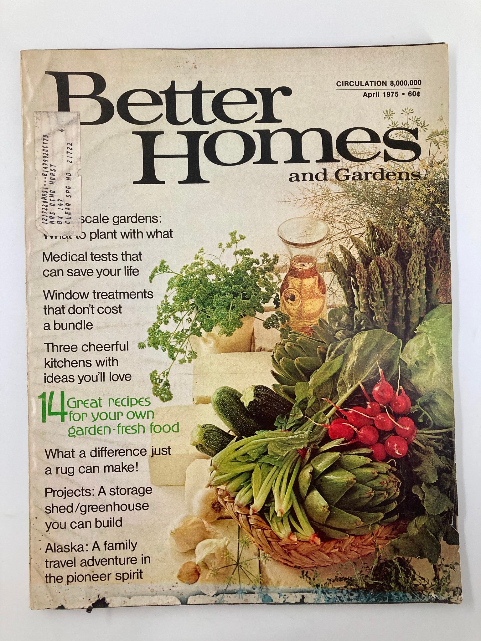 VTG Better Homes and Gardens Magazine April 1975 Alaska Family Travel Adventure