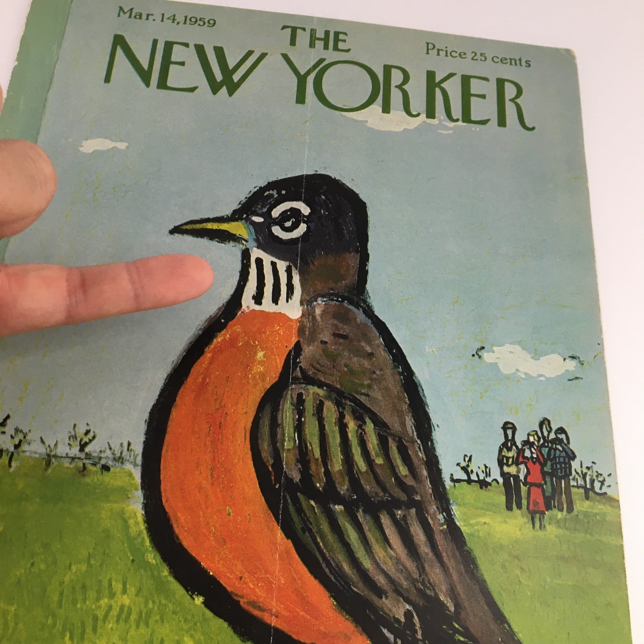 COVER ONLY The New Yorker March 14 1959 Full Cover Theme by Abe Birnbaum