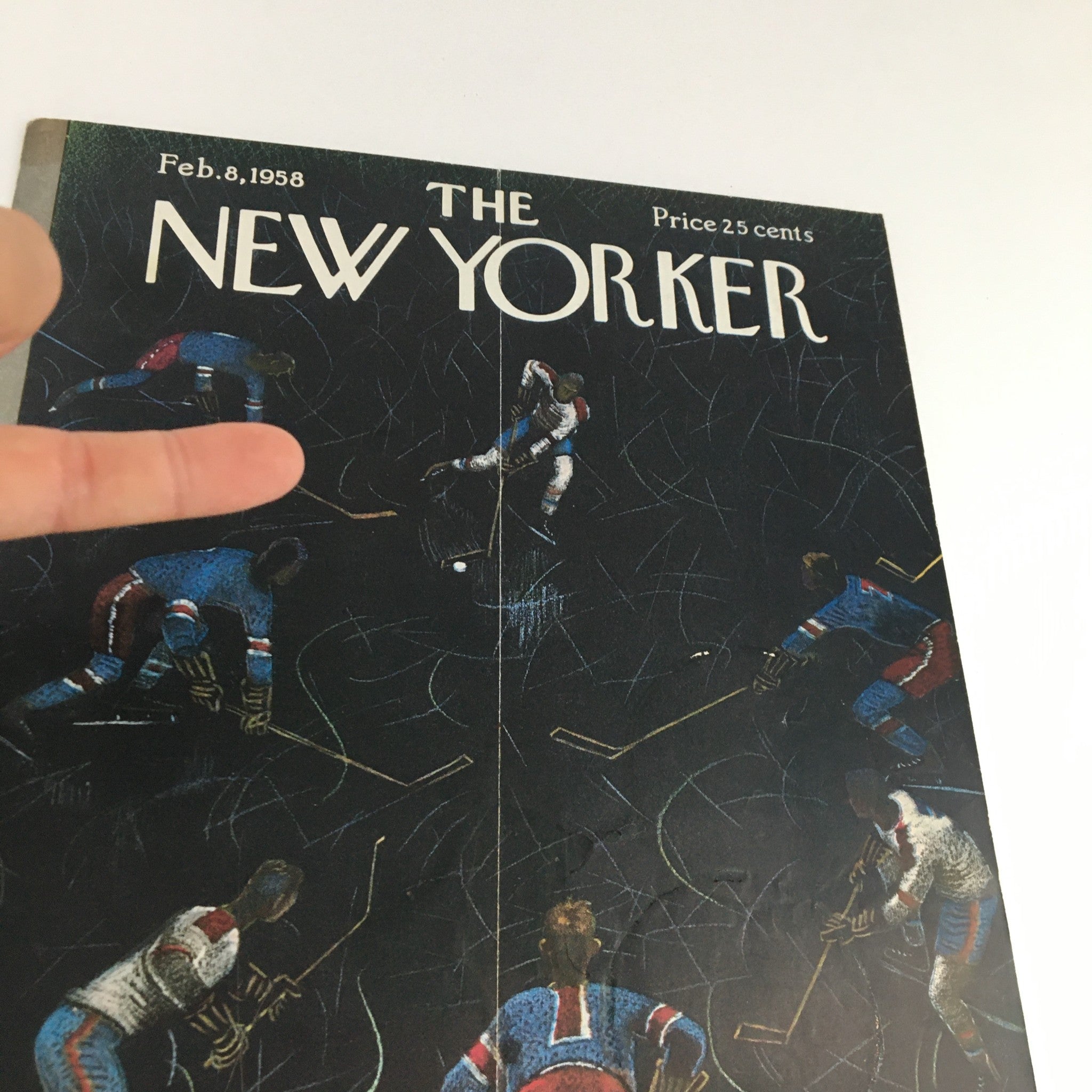 COVER ONLY The New Yorker February 8 1958 Full Cover Theme by Garrett Price