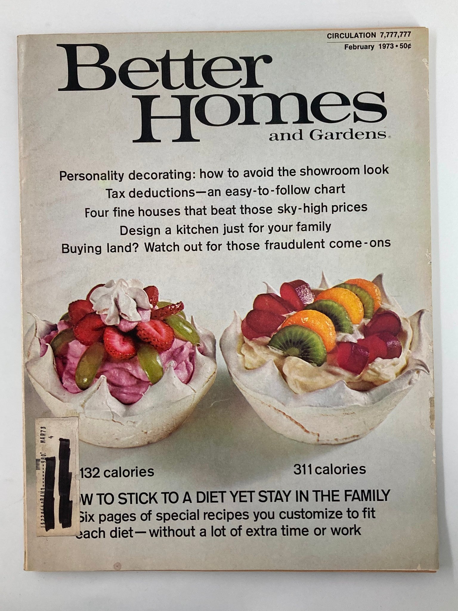 VTG Better Homes and Gardens Magazine February 1973 Custom Fir Your Kitchen