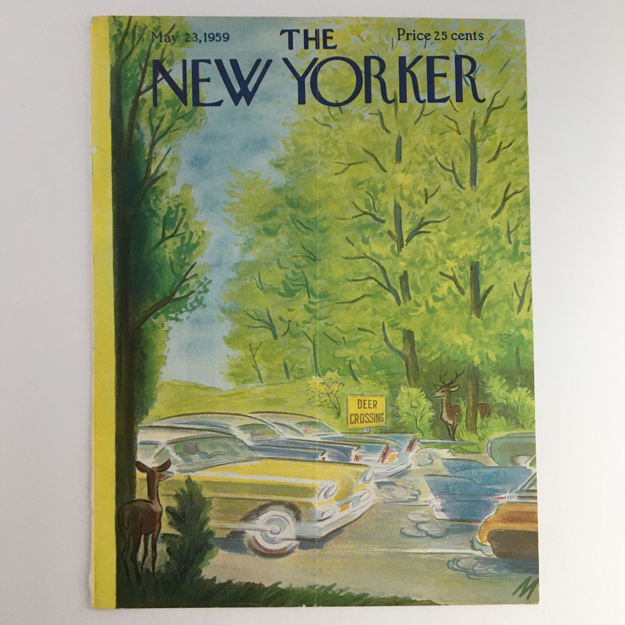 COVER ONLY The New Yorker May 23 1959 Full Cover Theme by Julian De Miskey