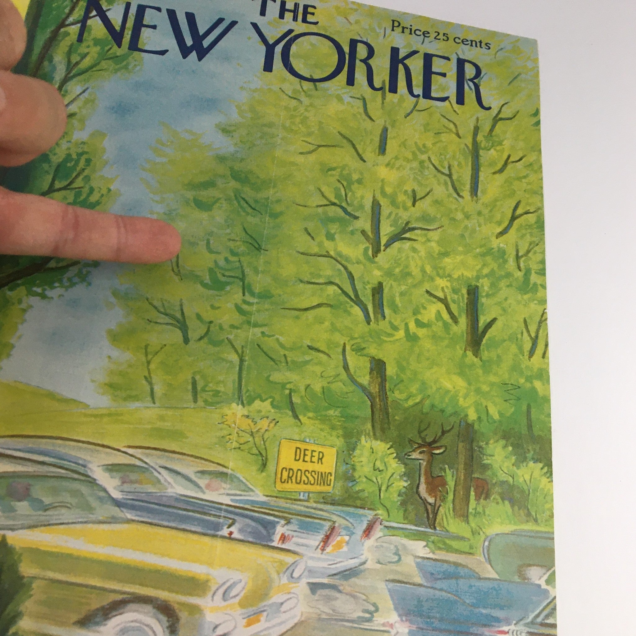 COVER ONLY The New Yorker May 23 1959 Full Cover Theme by Julian De Miskey