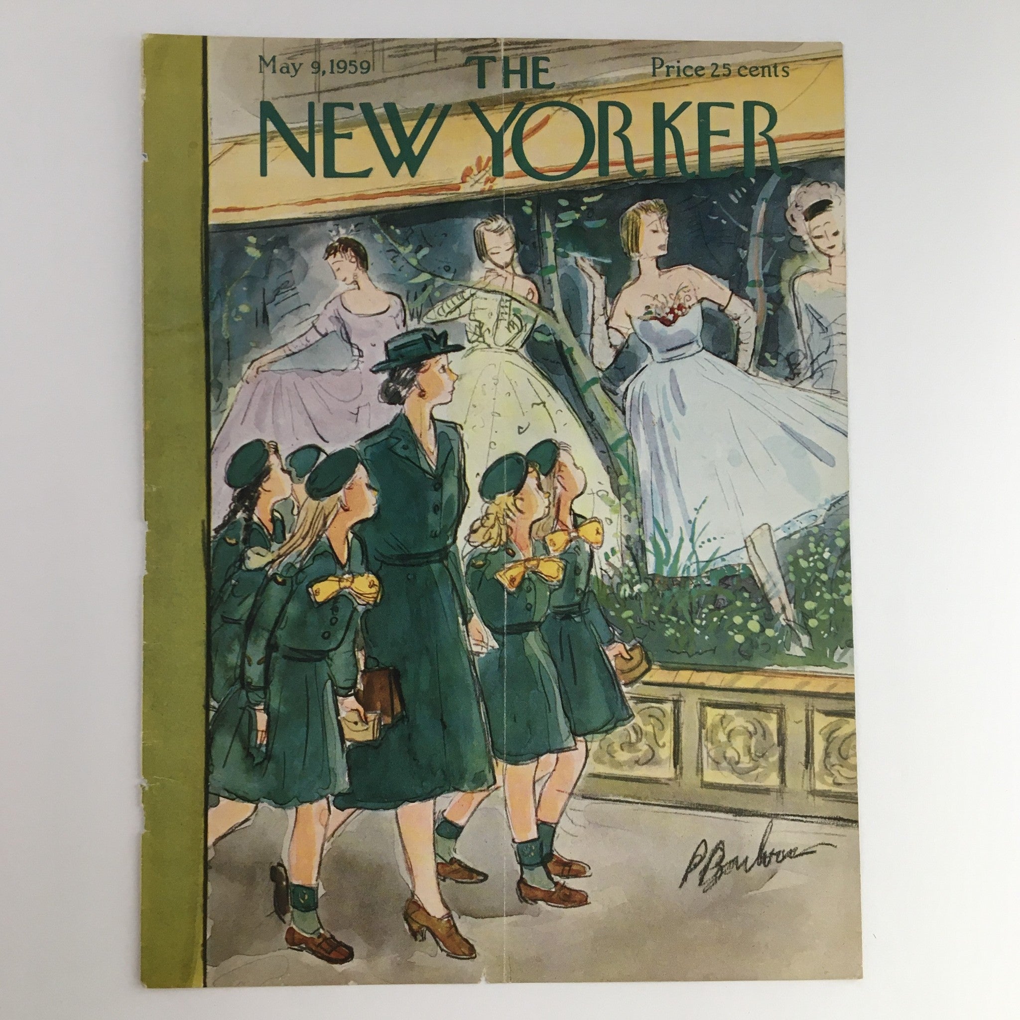 COVER ONLY The New Yorker May 9 1959 Full Cover Theme by Perry Barlow