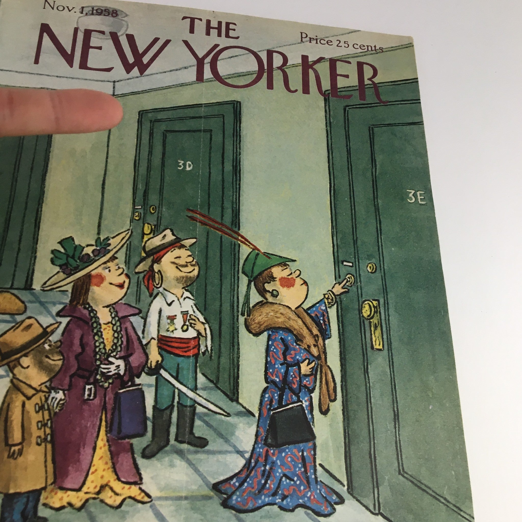 COVER ONLY The New Yorker November 1 1958 Full Cover Theme by William Steig