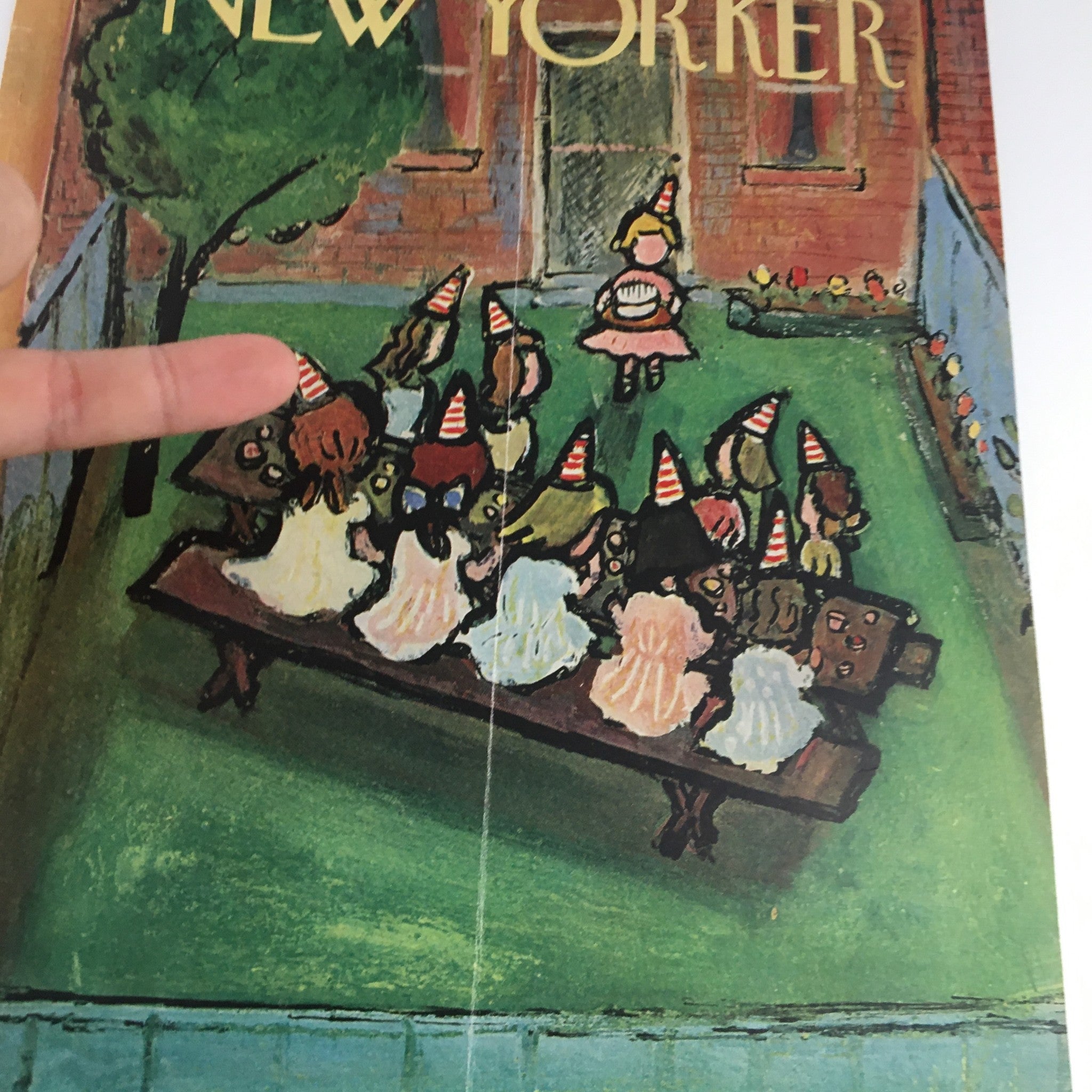 COVER ONLY The New Yorker August 23 1958 Full Cover Theme by Abe Birnbaum