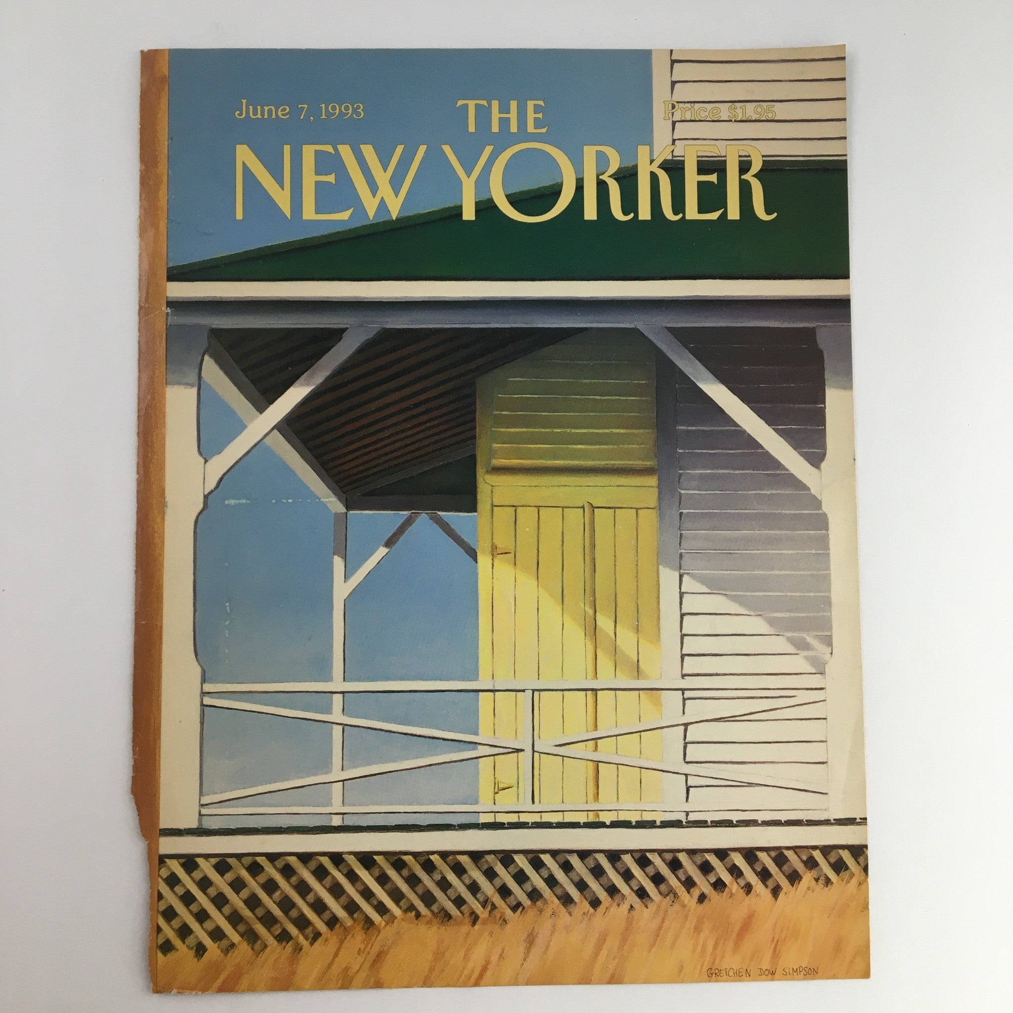 COVER ONLY The New Yorker June 7 1993 Full Cover Theme by Gretchen Down Simpson