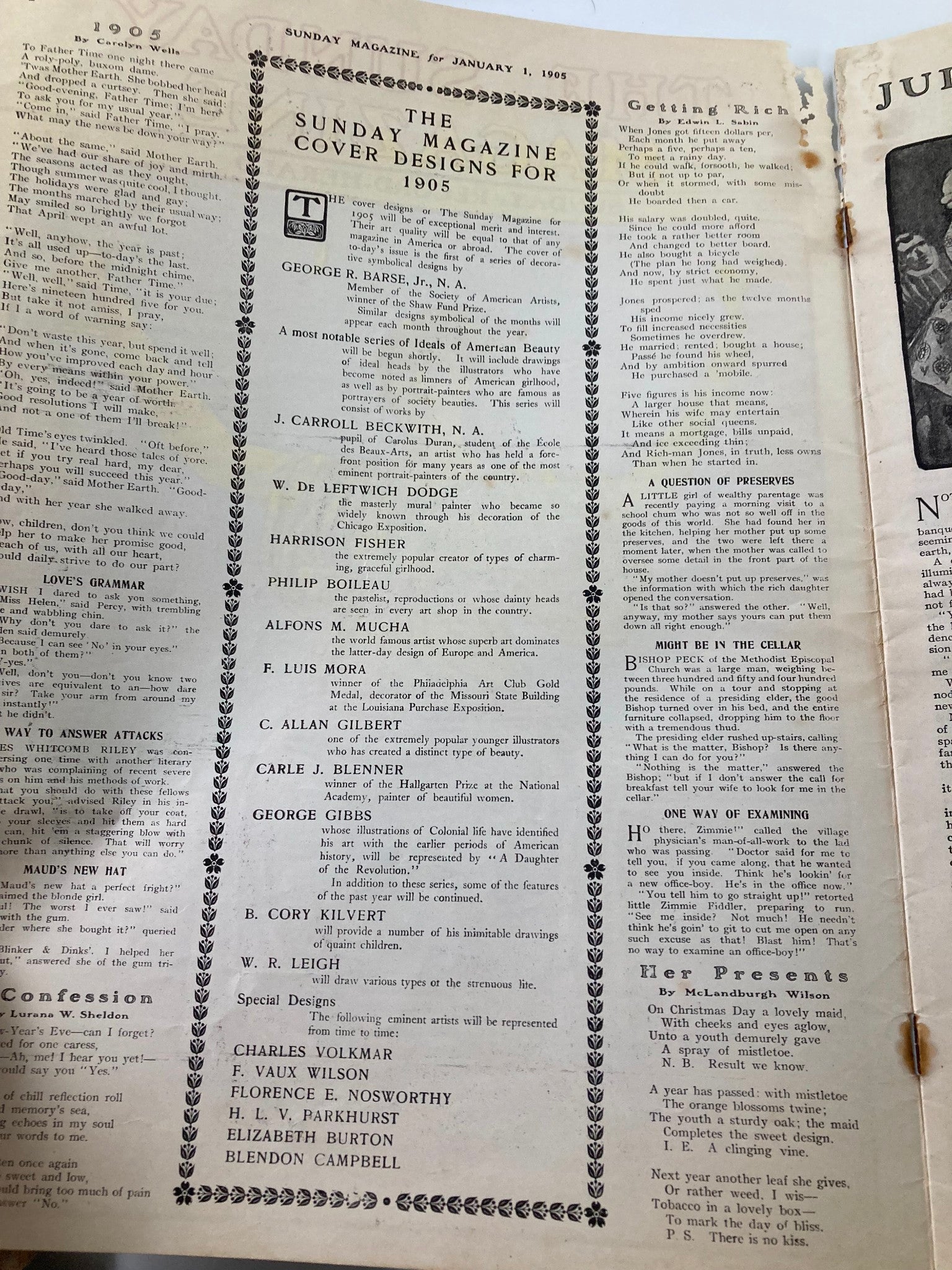 VTG The Sunday Magazine January 1 1905 Housekeeping in Cuba No Label