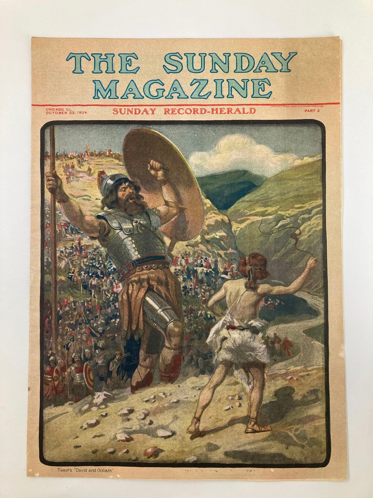 VTG The Sunday Magazine October 23 1904 The Story of Pericles of Spread Eagle