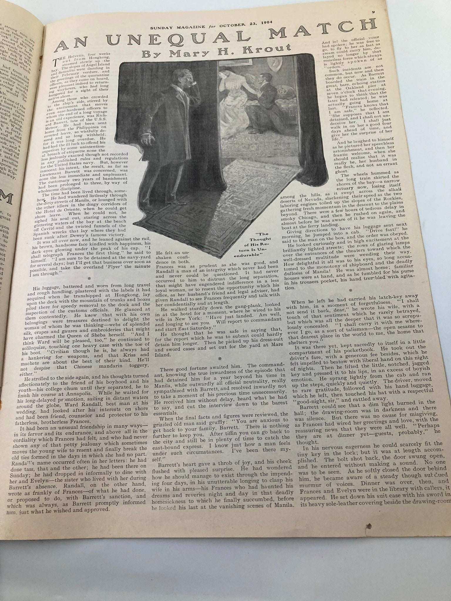 VTG The Sunday Magazine October 23 1904 The Story of Pericles of Spread Eagle